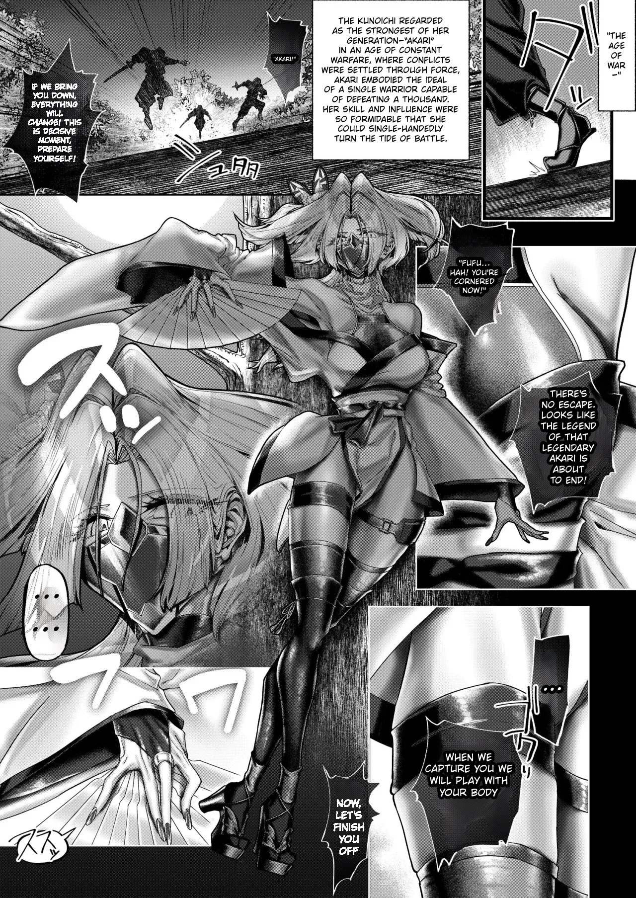 Uzuku Saikyou Kunoichi ~Nikuyoku ni Obore Ochiru Toki~ | The Throbbing Strongest Kunoichi The Moment She Sinks and Falls into Carnal Desire – Chapter 1 – page 2