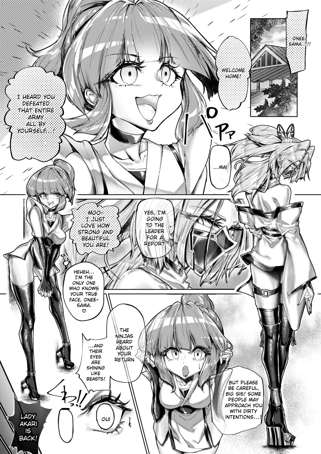 Uzuku Saikyou Kunoichi ~Nikuyoku ni Obore Ochiru Toki~ | The Throbbing Strongest Kunoichi The Moment She Sinks and Falls into Carnal Desire – Chapter 1 – page 4
