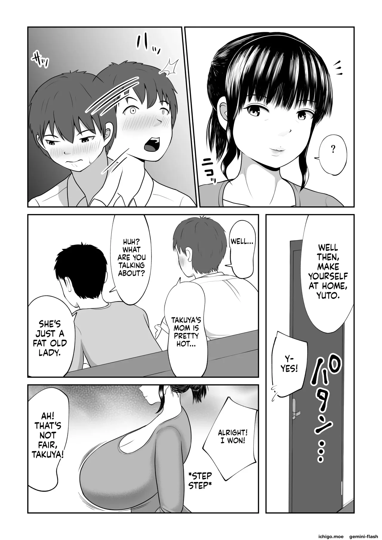 Tomodachi no Okaa-san ni Paizuri Sex Sareru Hanashi — preview page 4