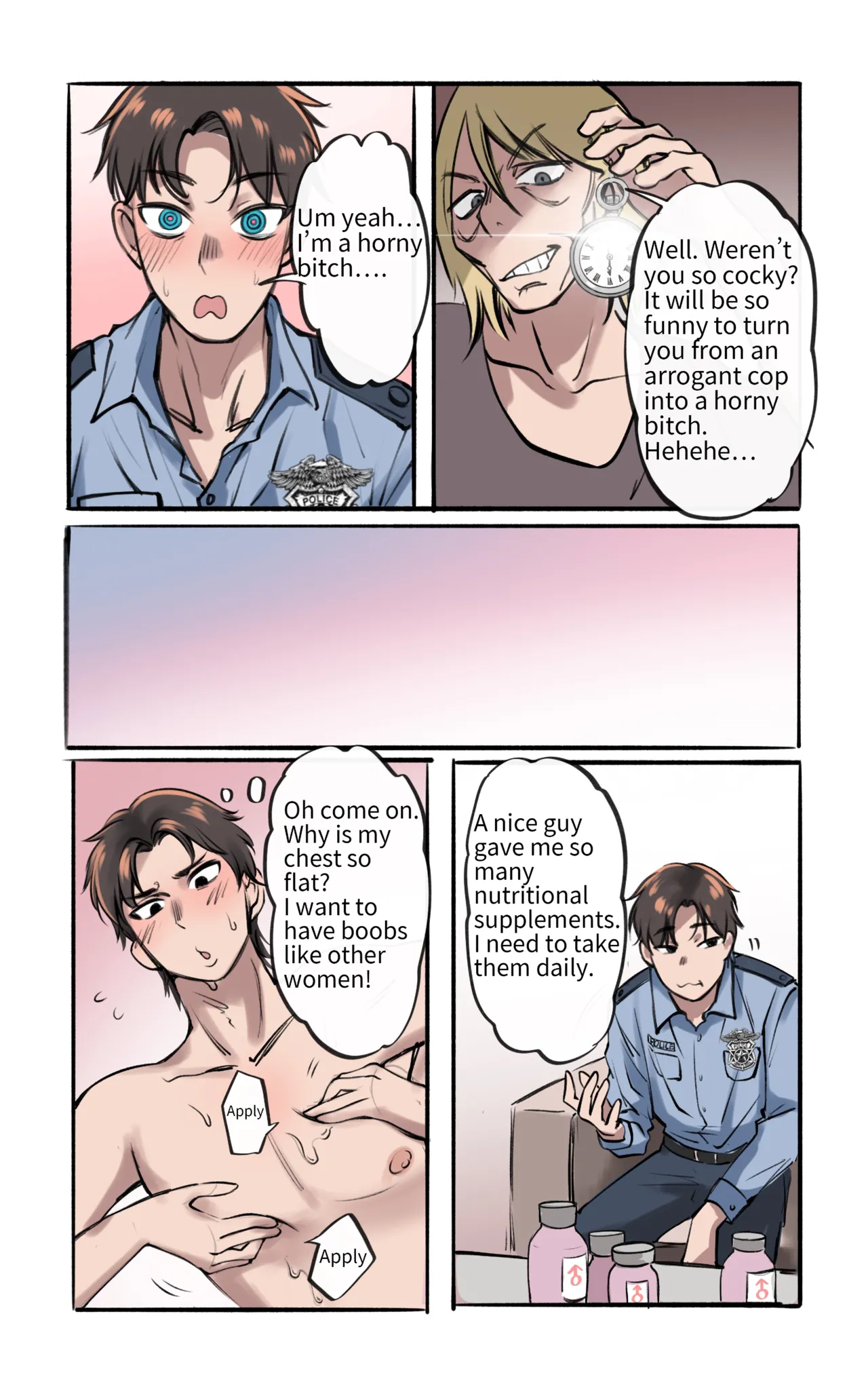 The feminization of a policeman: Remake — preview page 4