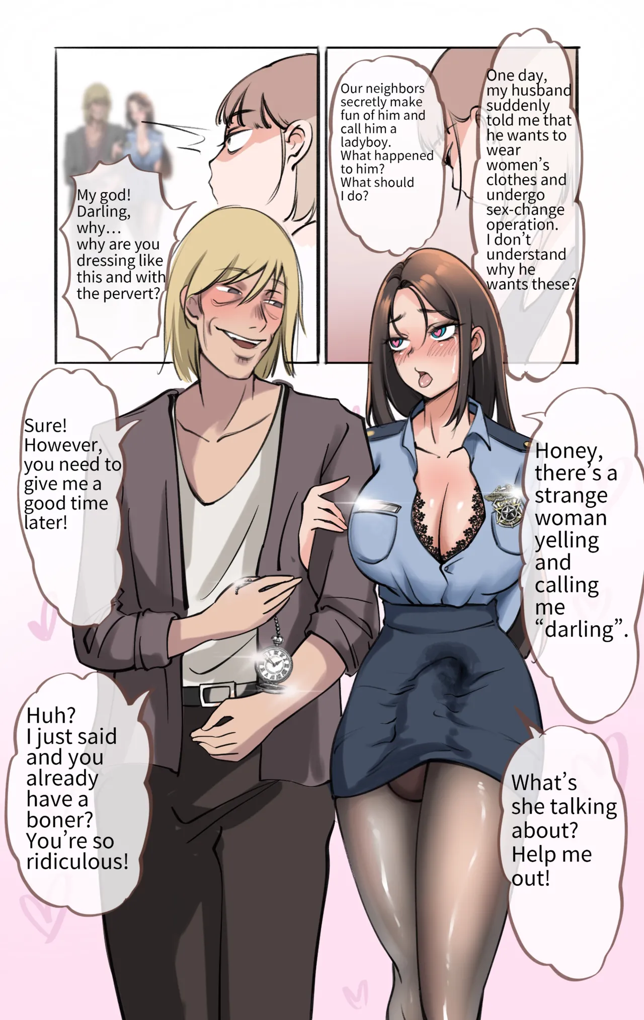 The feminization of a policeman: Remake — preview page 7