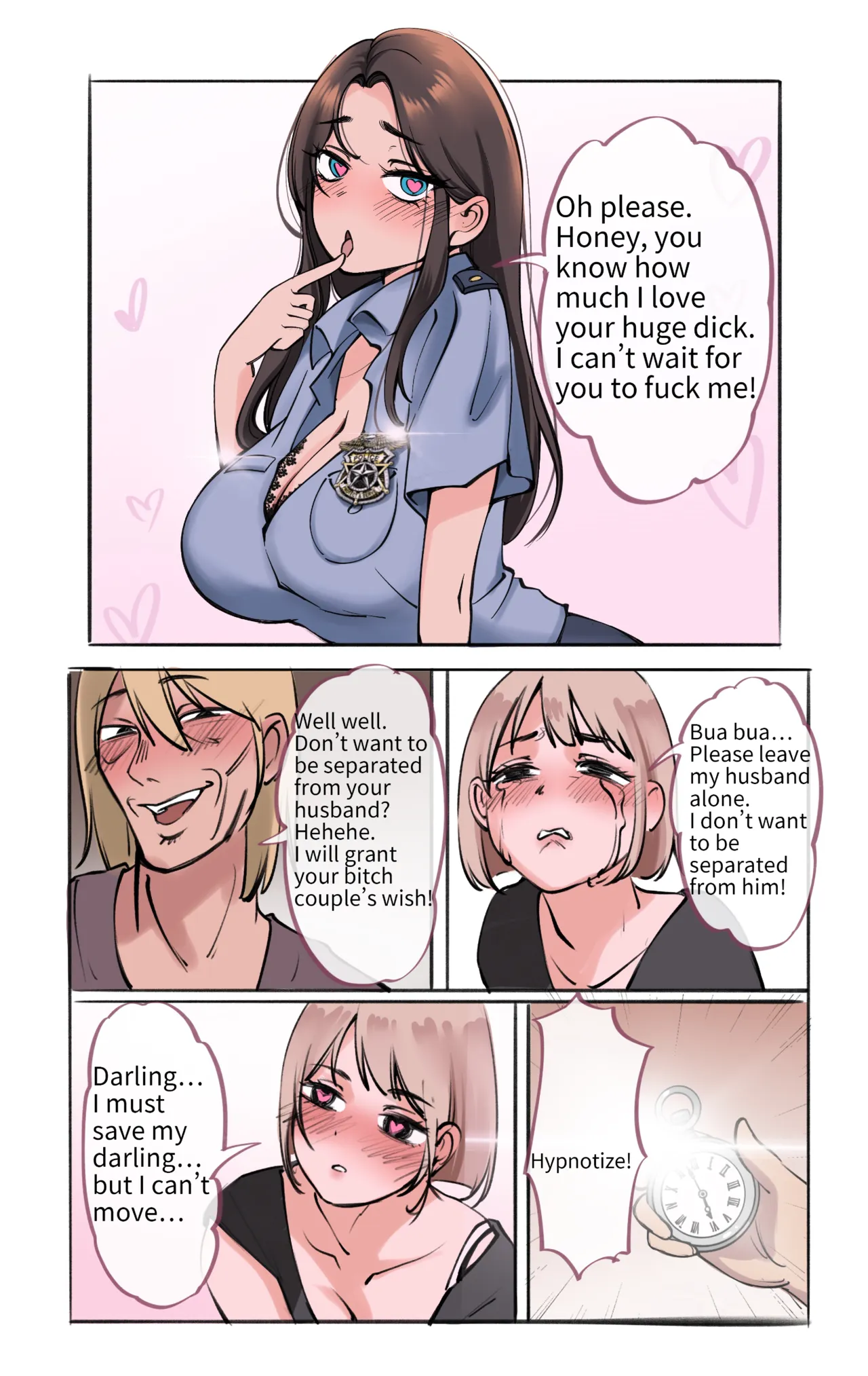 The feminization of a policeman: Remake — preview page 8