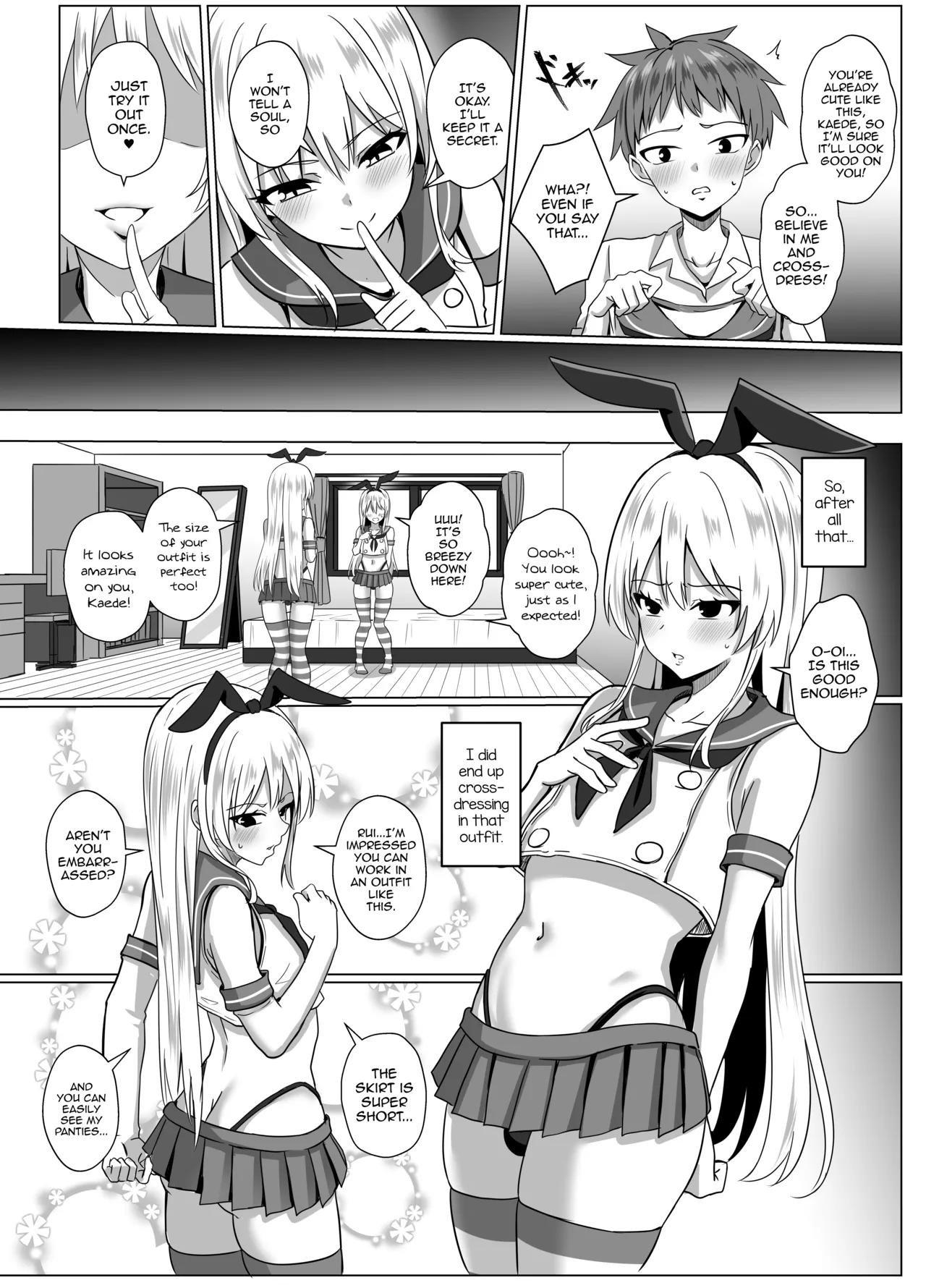 Shimakaze-kun ni Natte Shimakaze-kun to Ecchi Shi Chau Hon — preview page 9