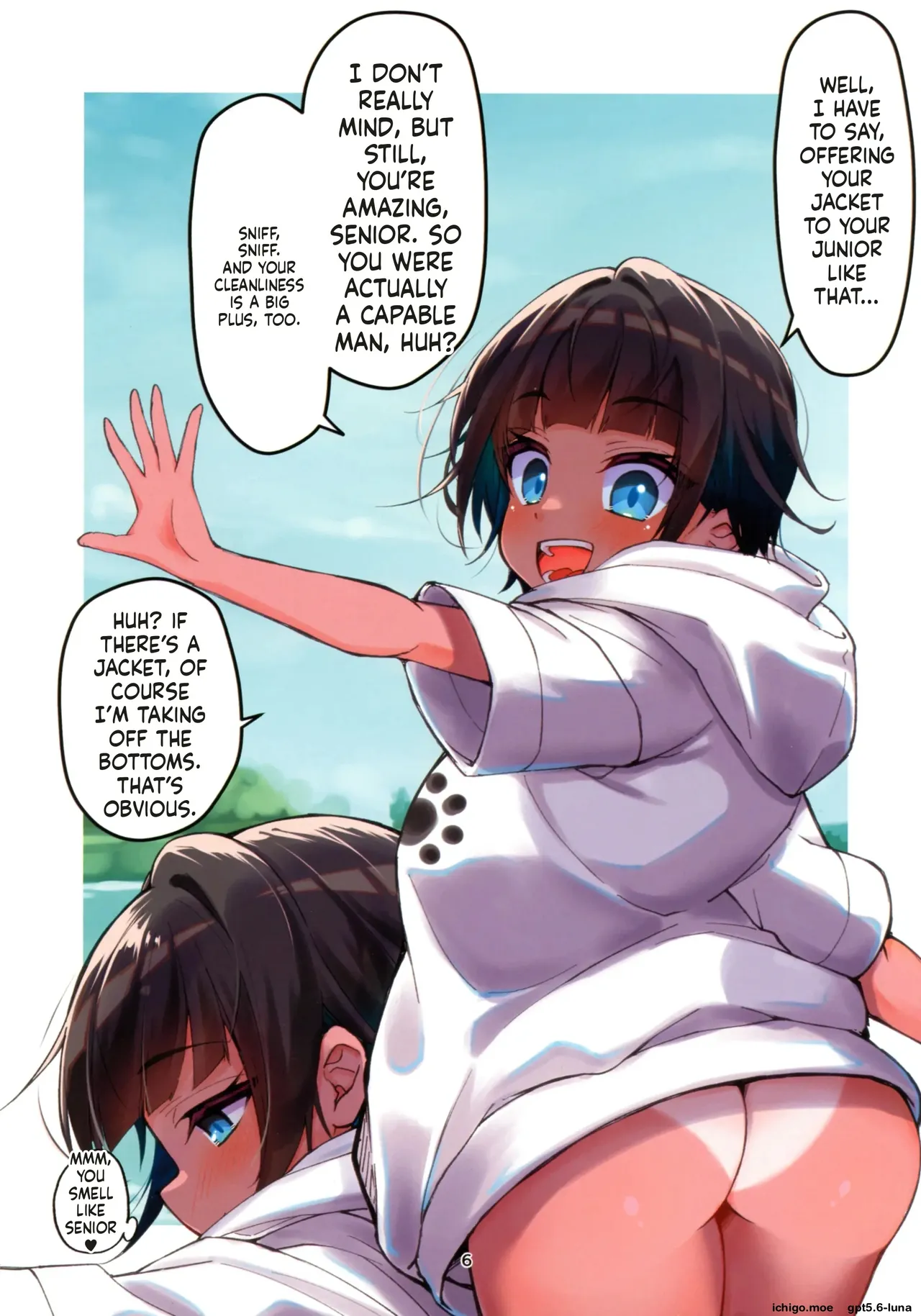 Mizugi Igai dato Kiyase suru Kouhai-chan o Haramasetchatta Hanashi — preview page 7