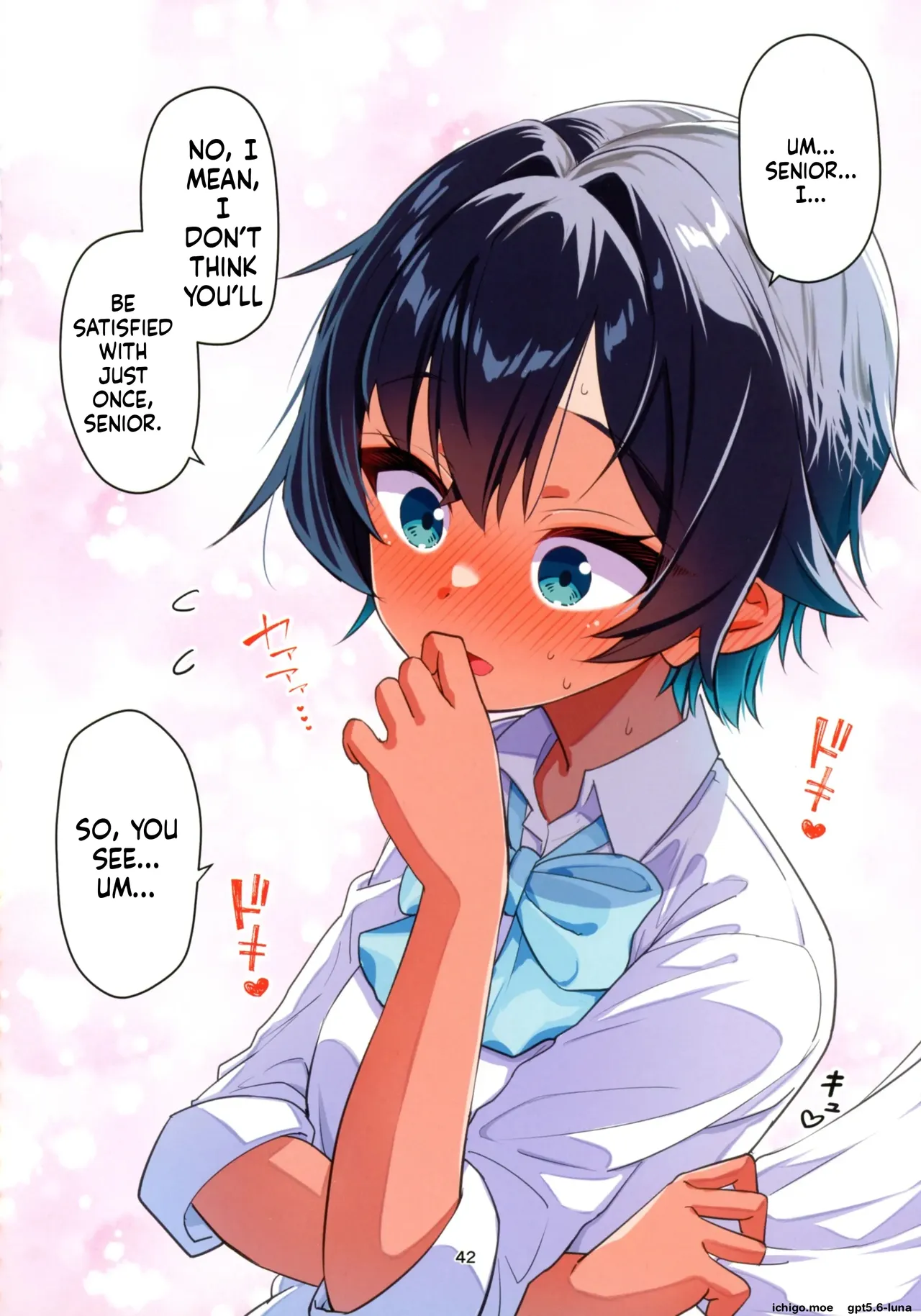 Mizugi Igai dato Kiyase suru Kouhai-chan o Haramasetchatta Hanashi – Chapter 1 – page 43