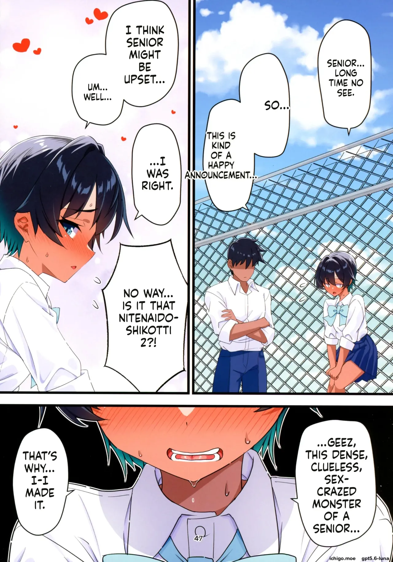 Mizugi Igai dato Kiyase suru Kouhai-chan o Haramasetchatta Hanashi – Chapter 1 – page 48