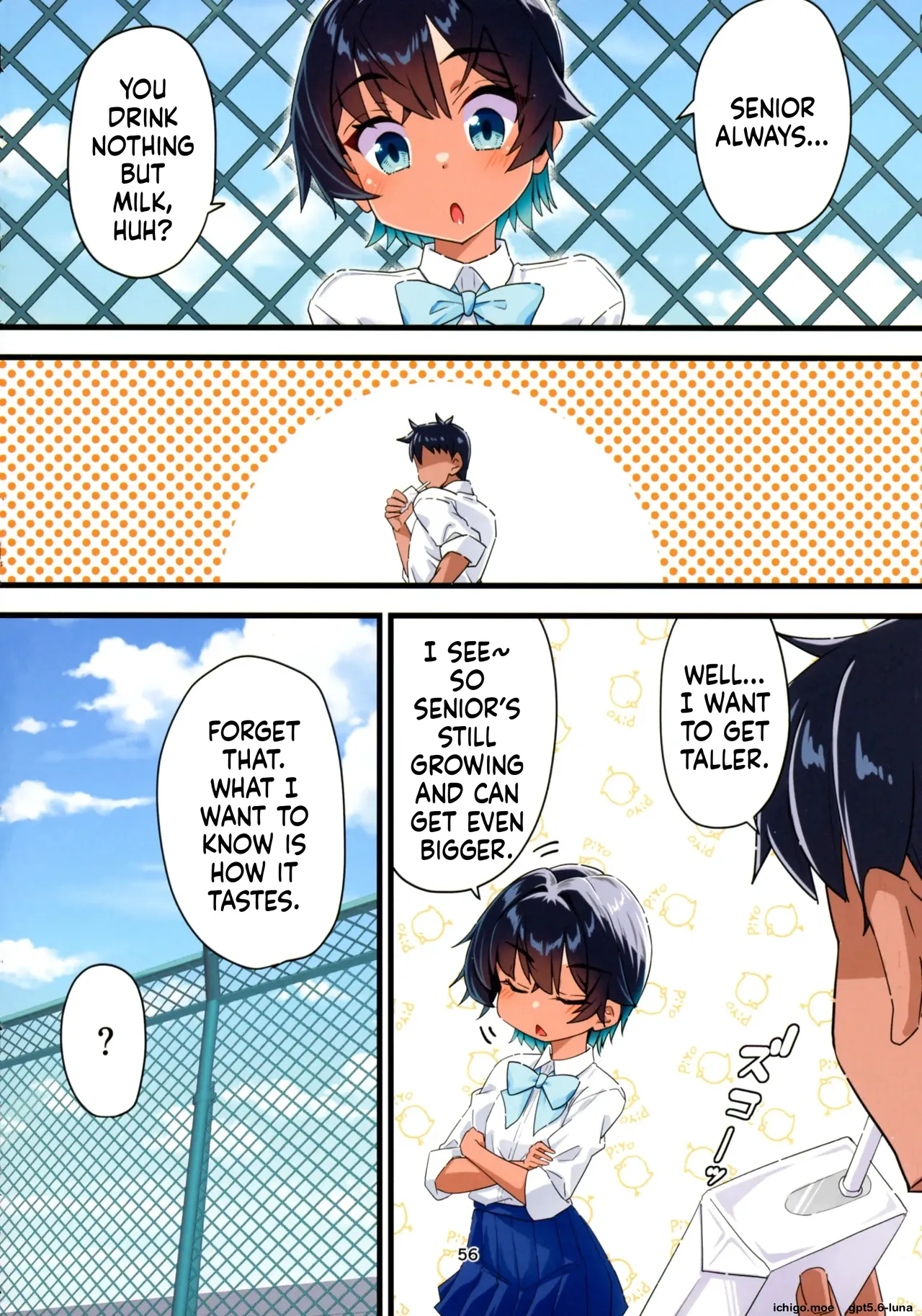 Mizugi Igai dato Kiyase suru Kouhai-chan o Haramasetchatta Hanashi – Chapter 1 – page 57