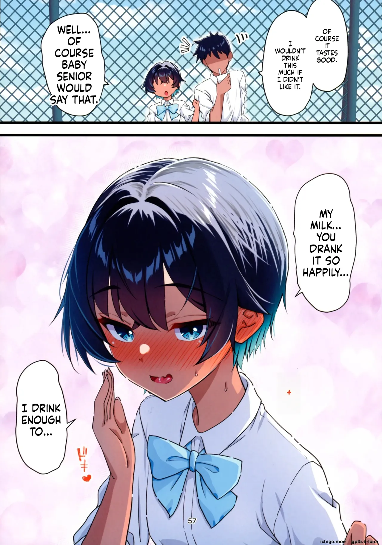 Mizugi Igai dato Kiyase suru Kouhai-chan o Haramasetchatta Hanashi – Chapter 1 – page 58