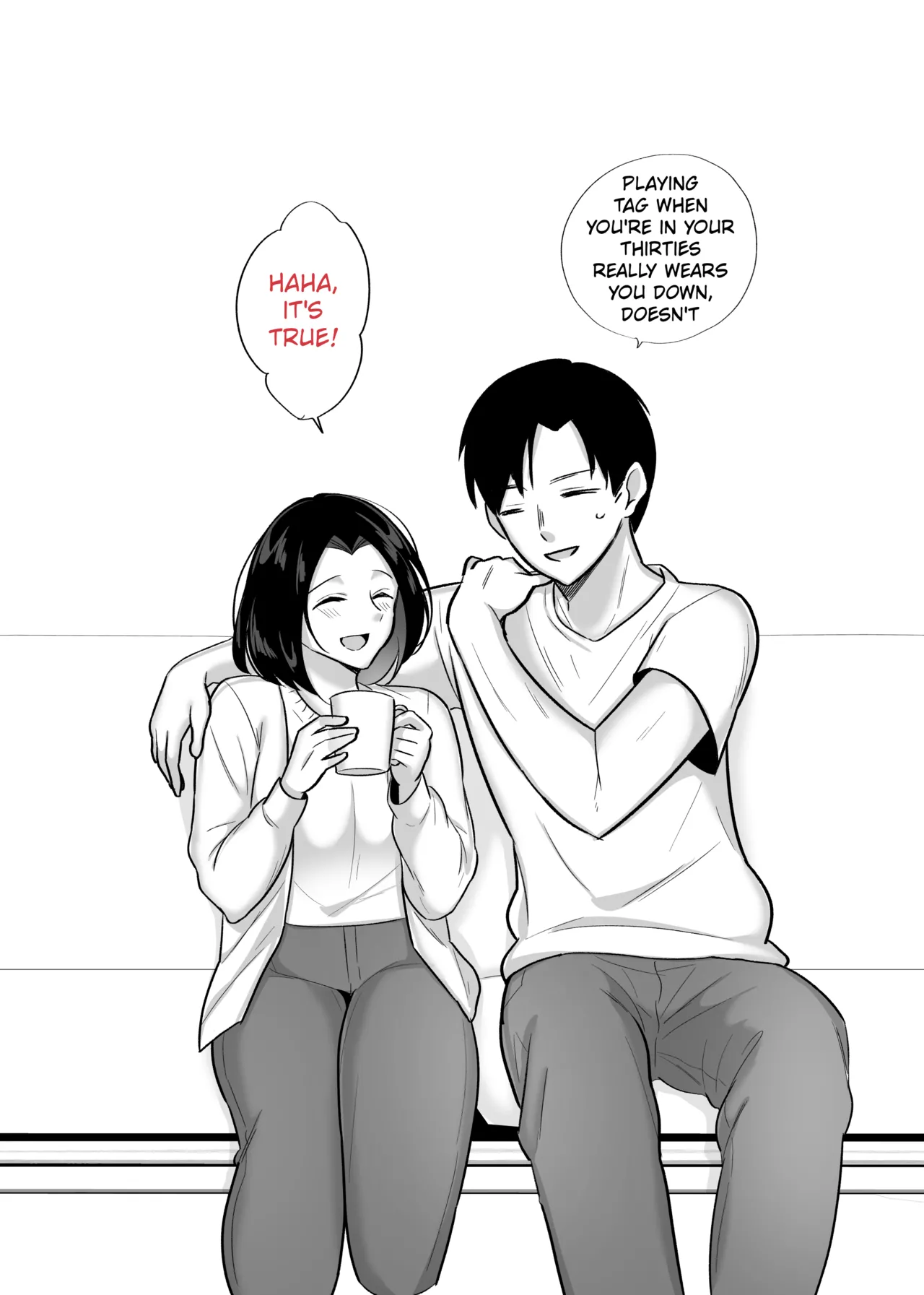 Kachiki na Single Mother to Dosukebe Netsuai Seikou 3 | Dirty and Passionate Sex with a Single Mother 3 ~ A Game of tag and creampies – Chapter 1 – page 60