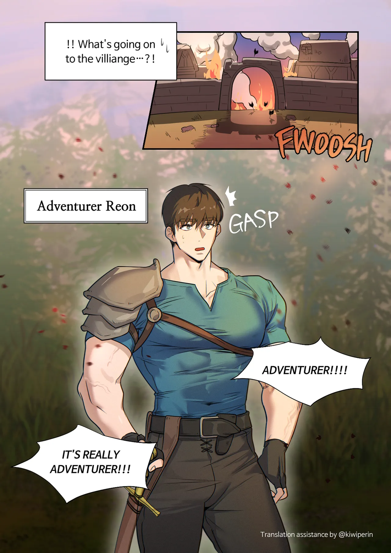 Reon and the Goblin’s cave — preview page 1