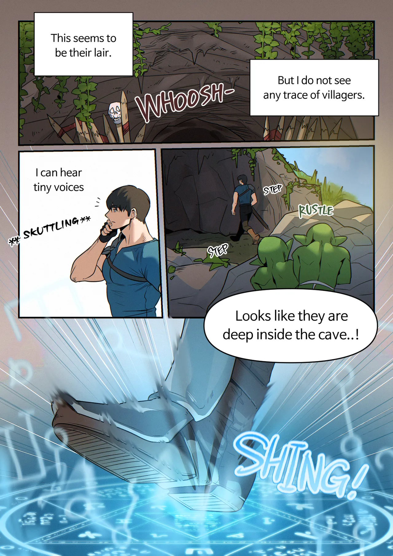 Reon and the Goblin’s cave — preview page 3