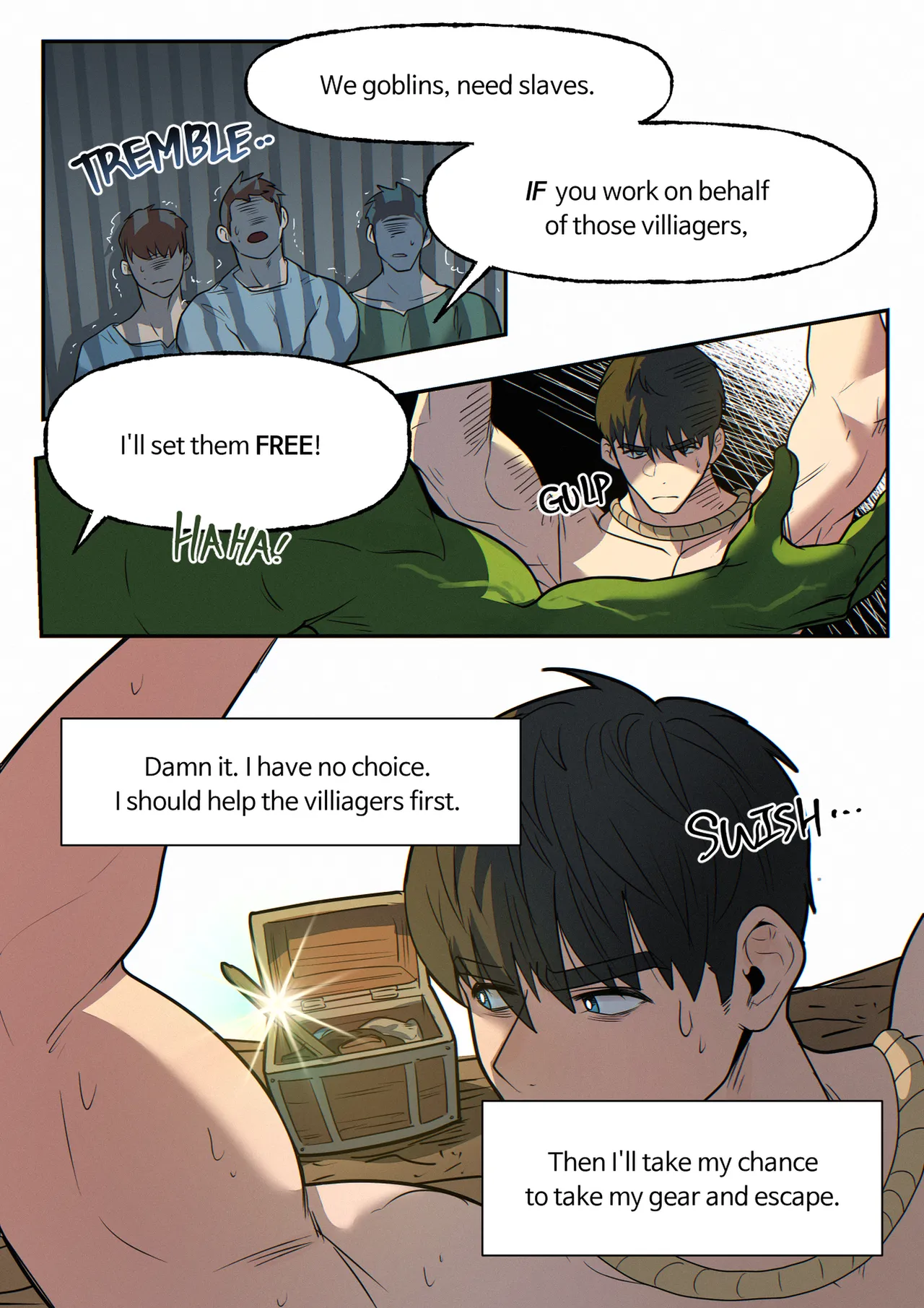 Reon and the Goblin’s cave — preview page 8