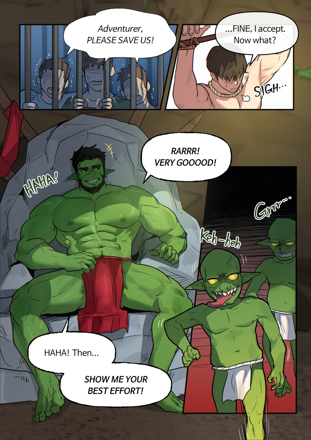 Reon and the Goblin’s cave — preview page 9
