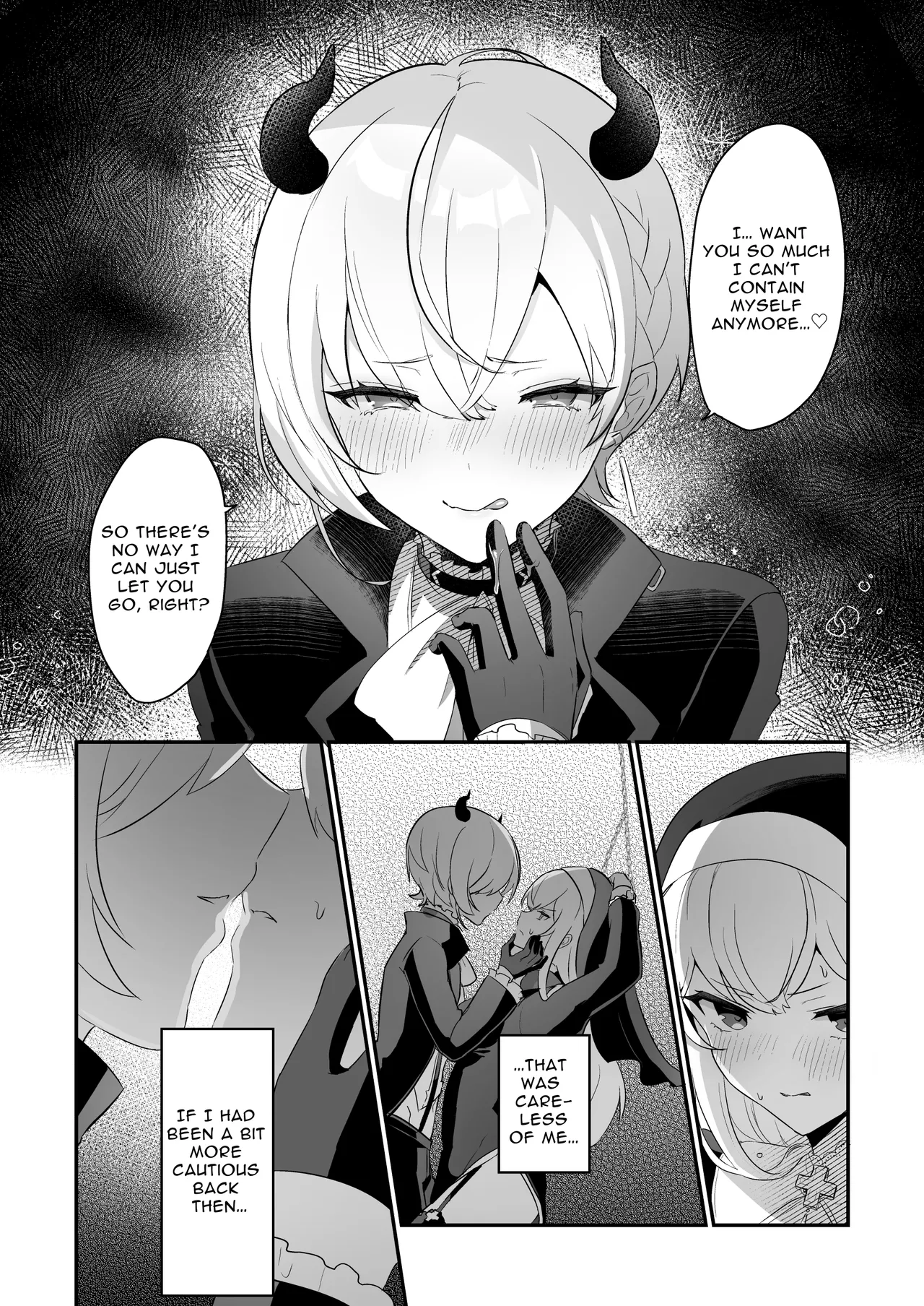 Inma Danshi to Kankin Ecchi – Saiin Kuriseme de Seijo Kairaku Ochi | Captive Sex with an Incubus ~holy woman corruption by lust inducing clitoral teasing~ — preview page 6