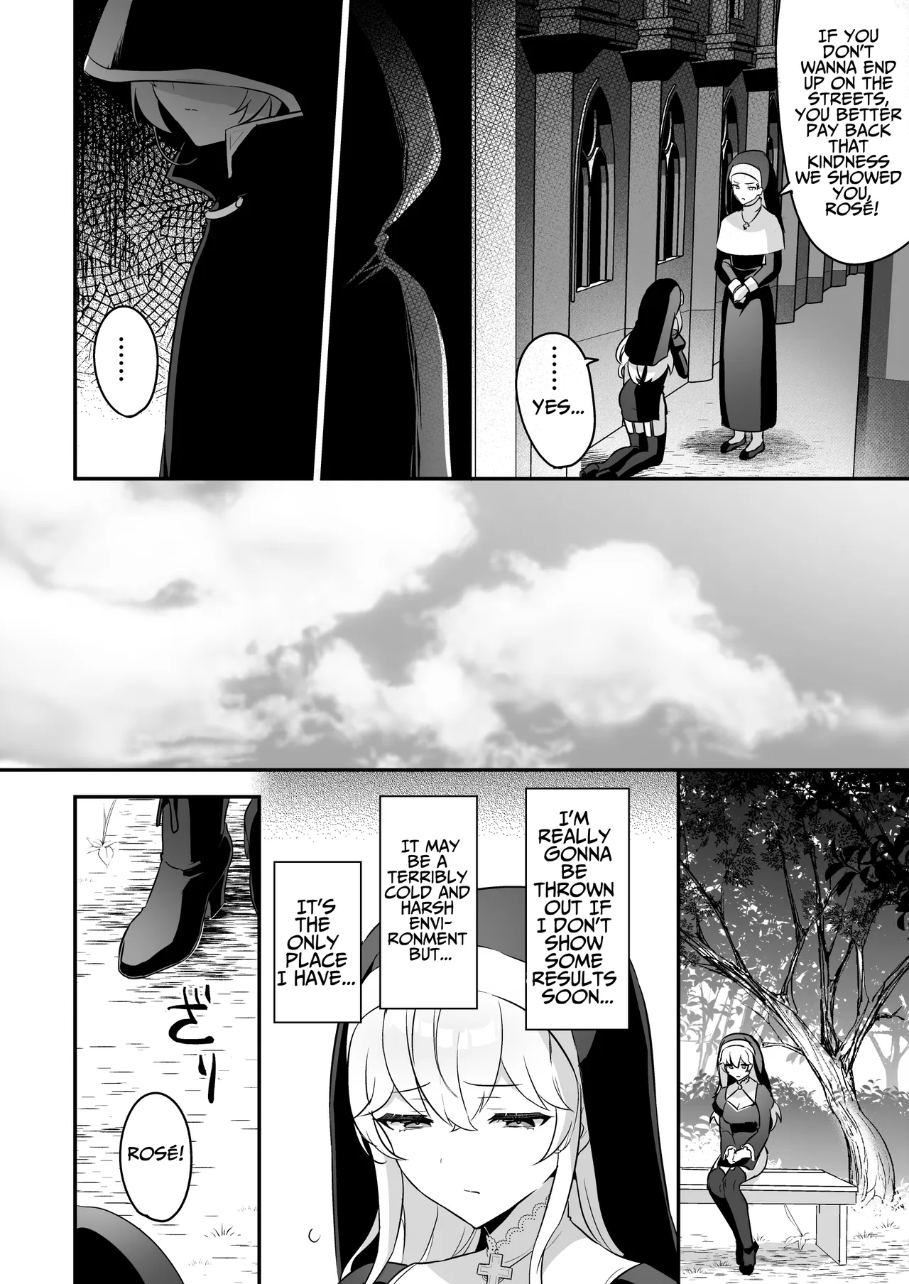 Inma Danshi to Kankin Ecchi – Saiin Kuriseme de Seijo Kairaku Ochi | Captive Sex with an Incubus ~holy woman corruption by lust inducing clitoral teasing~ — preview page 8