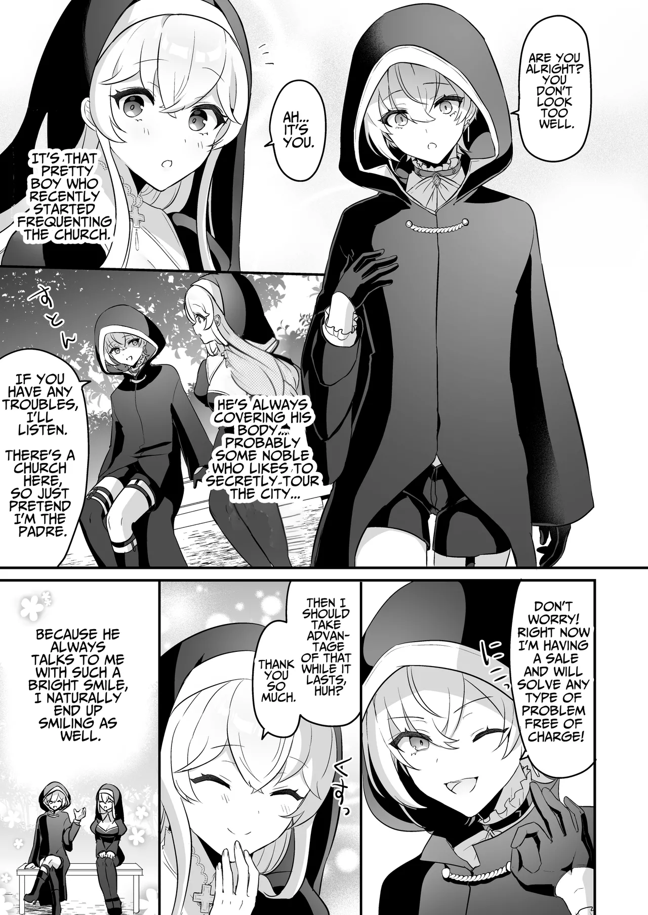 Inma Danshi to Kankin Ecchi – Saiin Kuriseme de Seijo Kairaku Ochi | Captive Sex with an Incubus ~holy woman corruption by lust inducing clitoral teasing~ — preview page 9