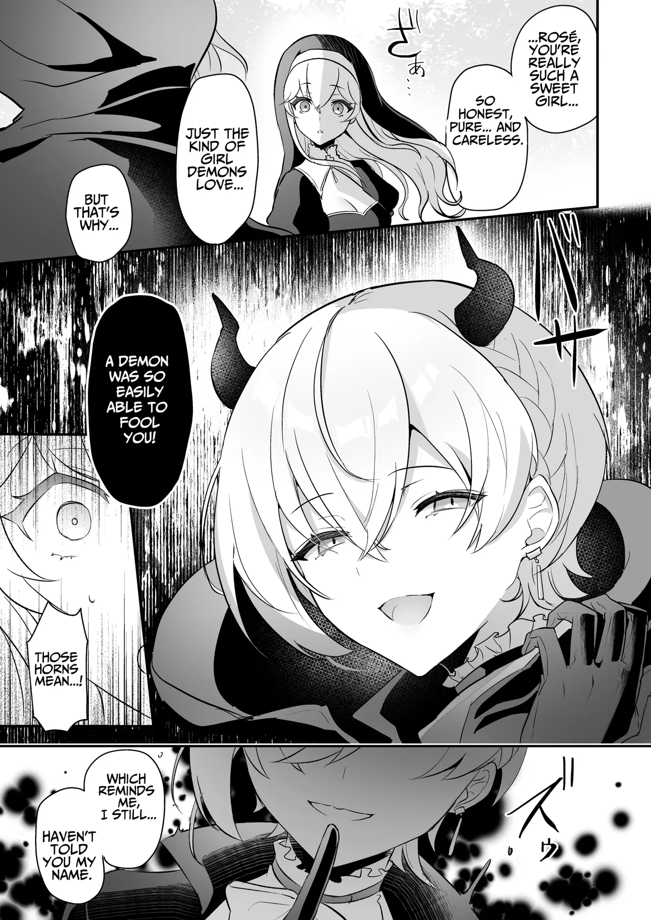 Inma Danshi to Kankin Ecchi – Saiin Kuriseme de Seijo Kairaku Ochi | Captive Sex with an Incubus ~holy woman corruption by lust inducing clitoral teasing~ — preview page 11