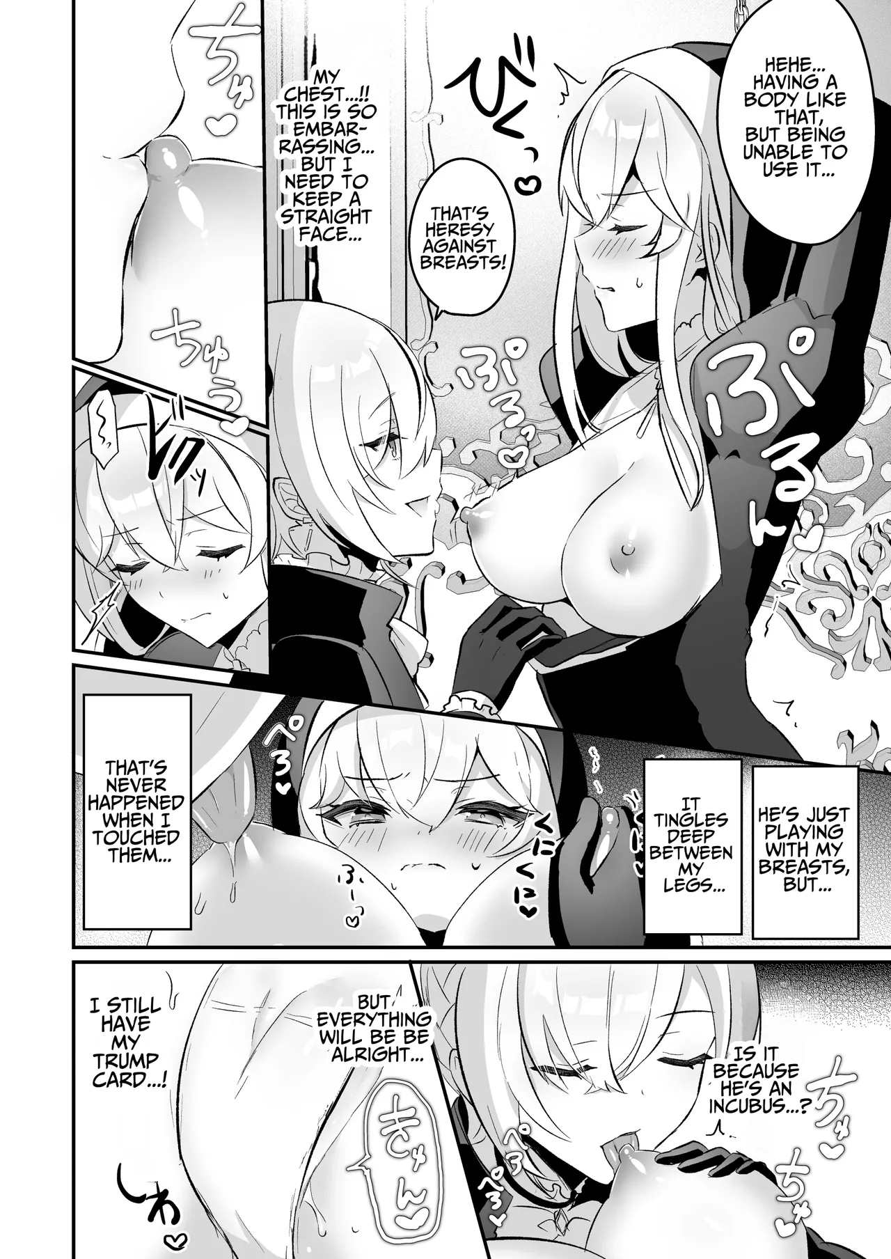 Inma Danshi to Kankin Ecchi – Saiin Kuriseme de Seijo Kairaku Ochi | Captive Sex with an Incubus ~holy woman corruption by lust inducing clitoral teasing~ — preview page 16