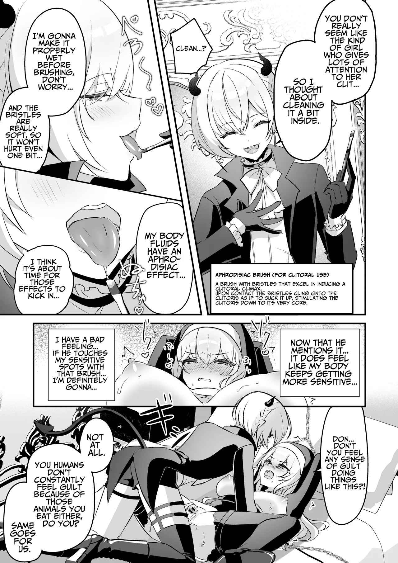 Inma Danshi to Kankin Ecchi – Saiin Kuriseme de Seijo Kairaku Ochi | Captive Sex with an Incubus ~holy woman corruption by lust inducing clitoral teasing~ – Chapter 1 – page 23