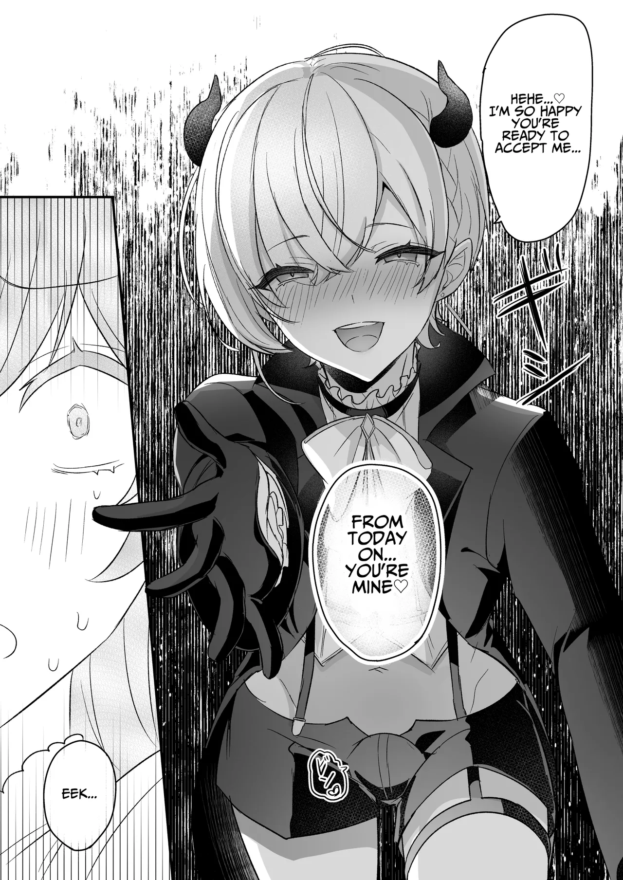Inma Danshi to Kankin Ecchi – Saiin Kuriseme de Seijo Kairaku Ochi | Captive Sex with an Incubus ~holy woman corruption by lust inducing clitoral teasing~ – Chapter 1 – page 33