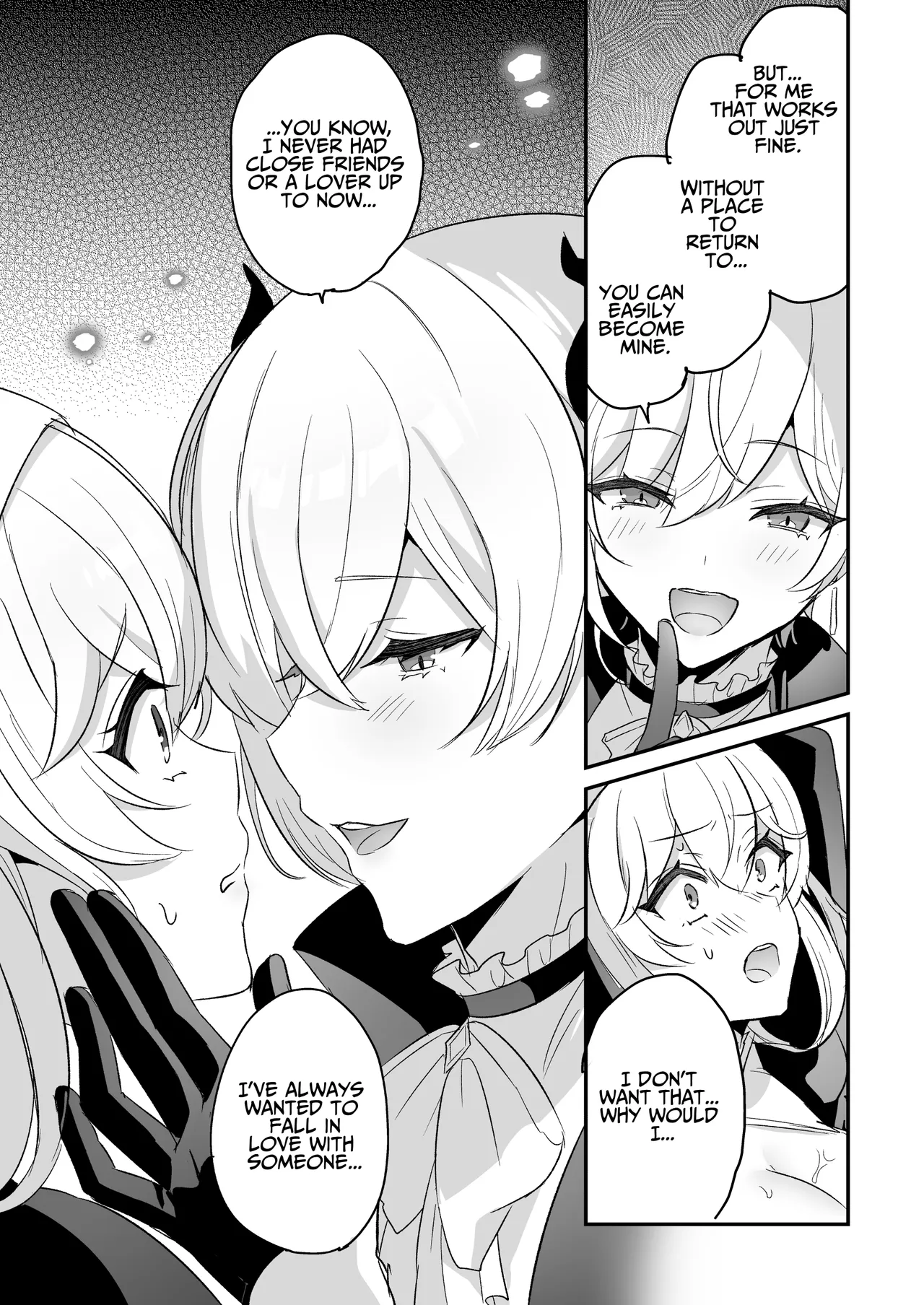 Inma Danshi to Kankin Ecchi – Saiin Kuriseme de Seijo Kairaku Ochi | Captive Sex with an Incubus ~holy woman corruption by lust inducing clitoral teasing~ – Chapter 1 – page 35