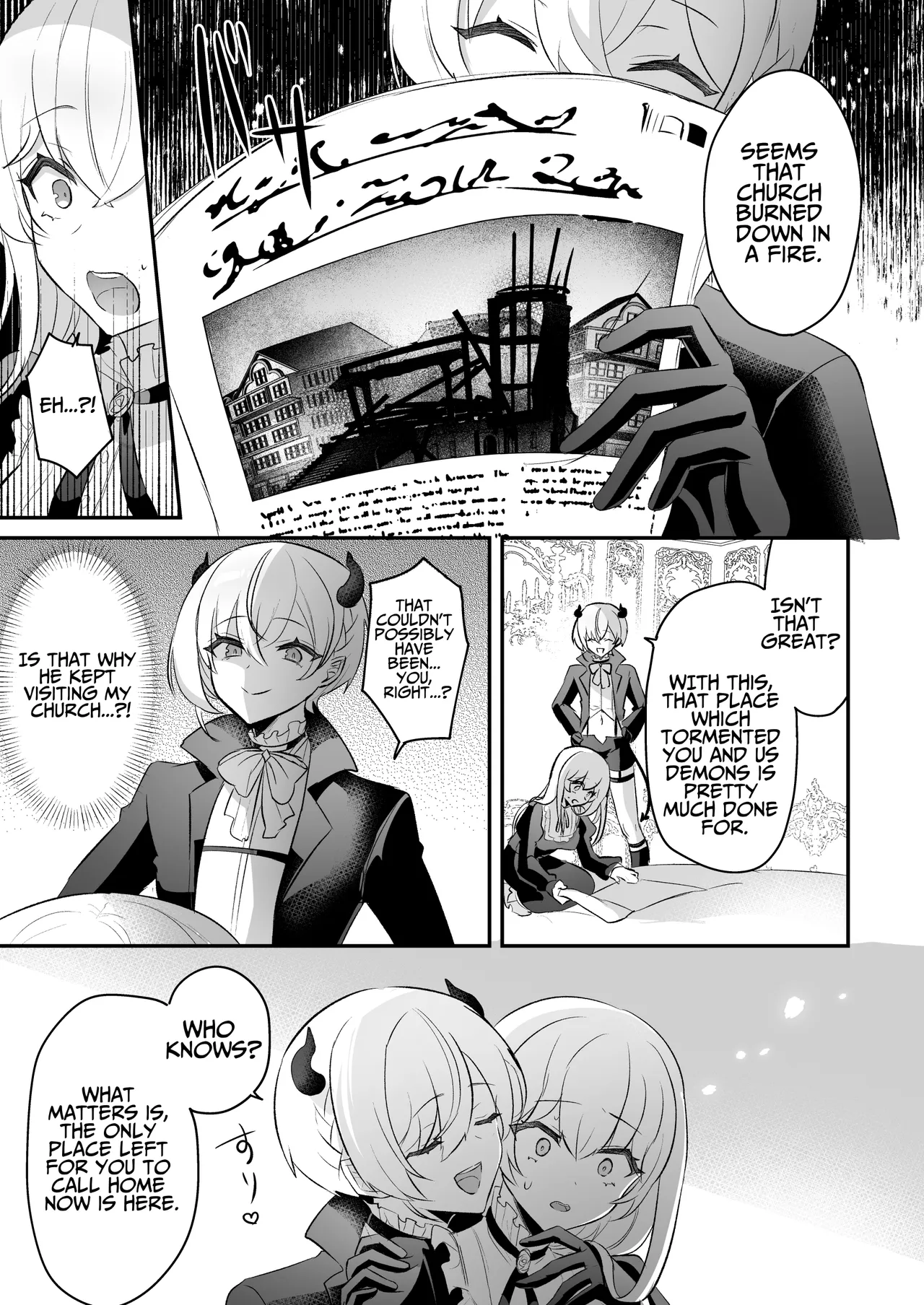 Inma Danshi to Kankin Ecchi – Saiin Kuriseme de Seijo Kairaku Ochi | Captive Sex with an Incubus ~holy woman corruption by lust inducing clitoral teasing~ – Chapter 1 – page 51