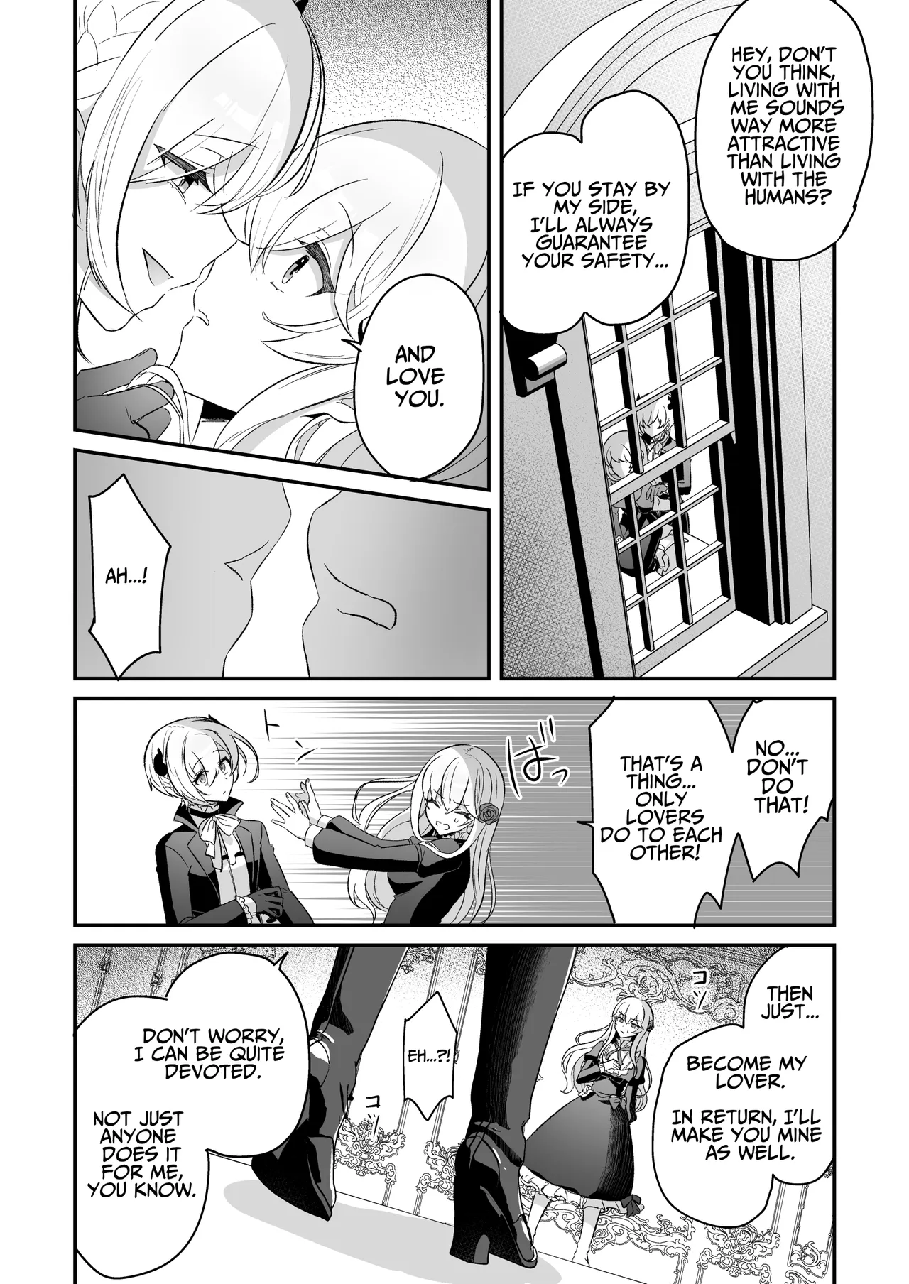 Inma Danshi to Kankin Ecchi – Saiin Kuriseme de Seijo Kairaku Ochi | Captive Sex with an Incubus ~holy woman corruption by lust inducing clitoral teasing~ – Chapter 1 – page 52