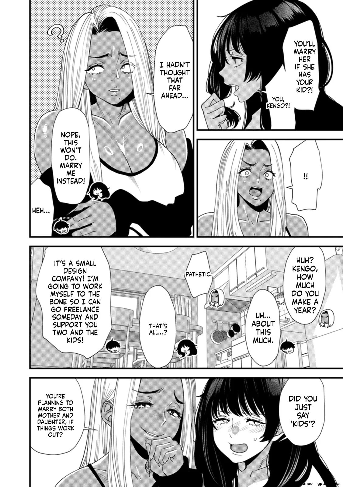 Kuro-Gal Mama-san Haramasex – Chapter 1 – page 113