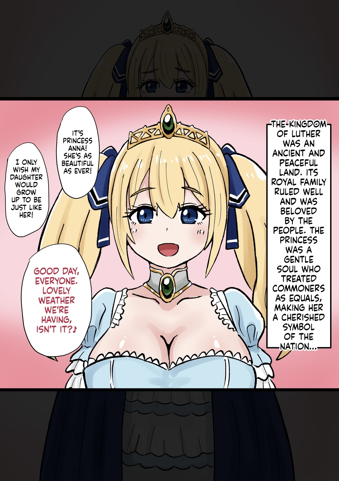 A princess of a defeated nation, stripped of her limbs, her human dignity, and everything else. — preview page 2