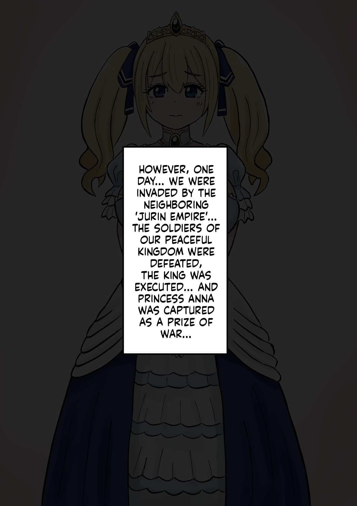 A princess of a defeated nation, stripped of her limbs, her human dignity, and everything else. — preview page 3