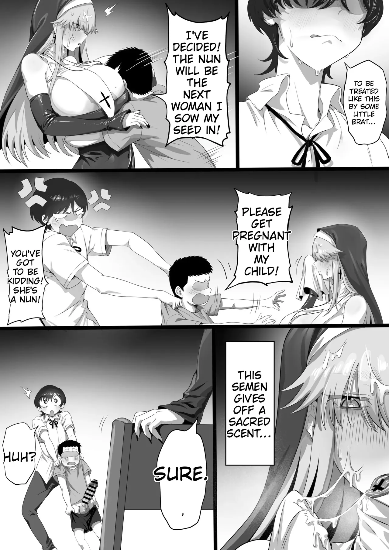 ED Shika Umarenai Shima de Yuiitsu no Zetsurin 3 | On an Island where Everyone is Born Impotent, I am the Sole Stud 3 — preview page 11