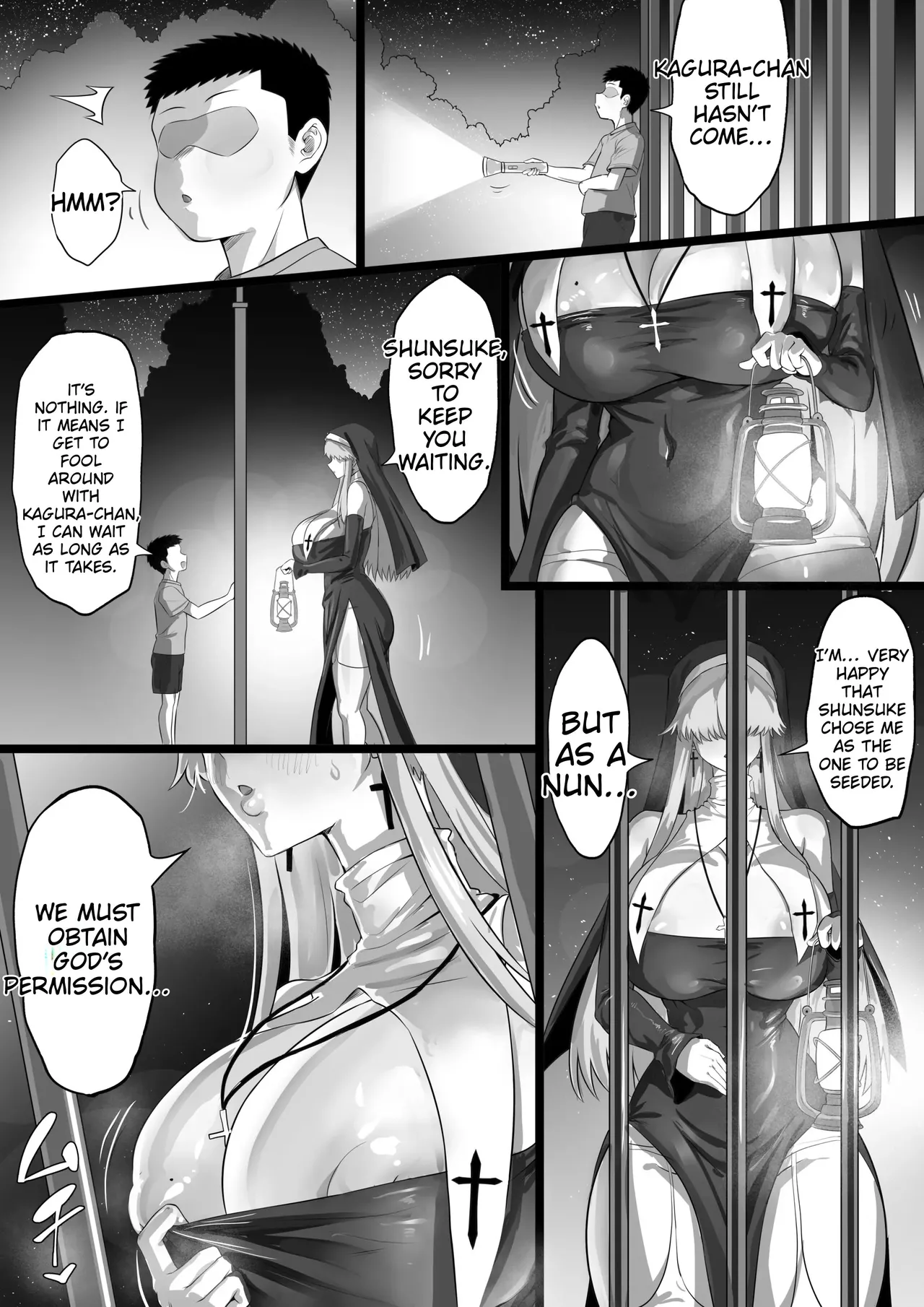 ED Shika Umarenai Shima de Yuiitsu no Zetsurin 3 | On an Island where Everyone is Born Impotent, I am the Sole Stud 3 – Chapter 1 – page 23