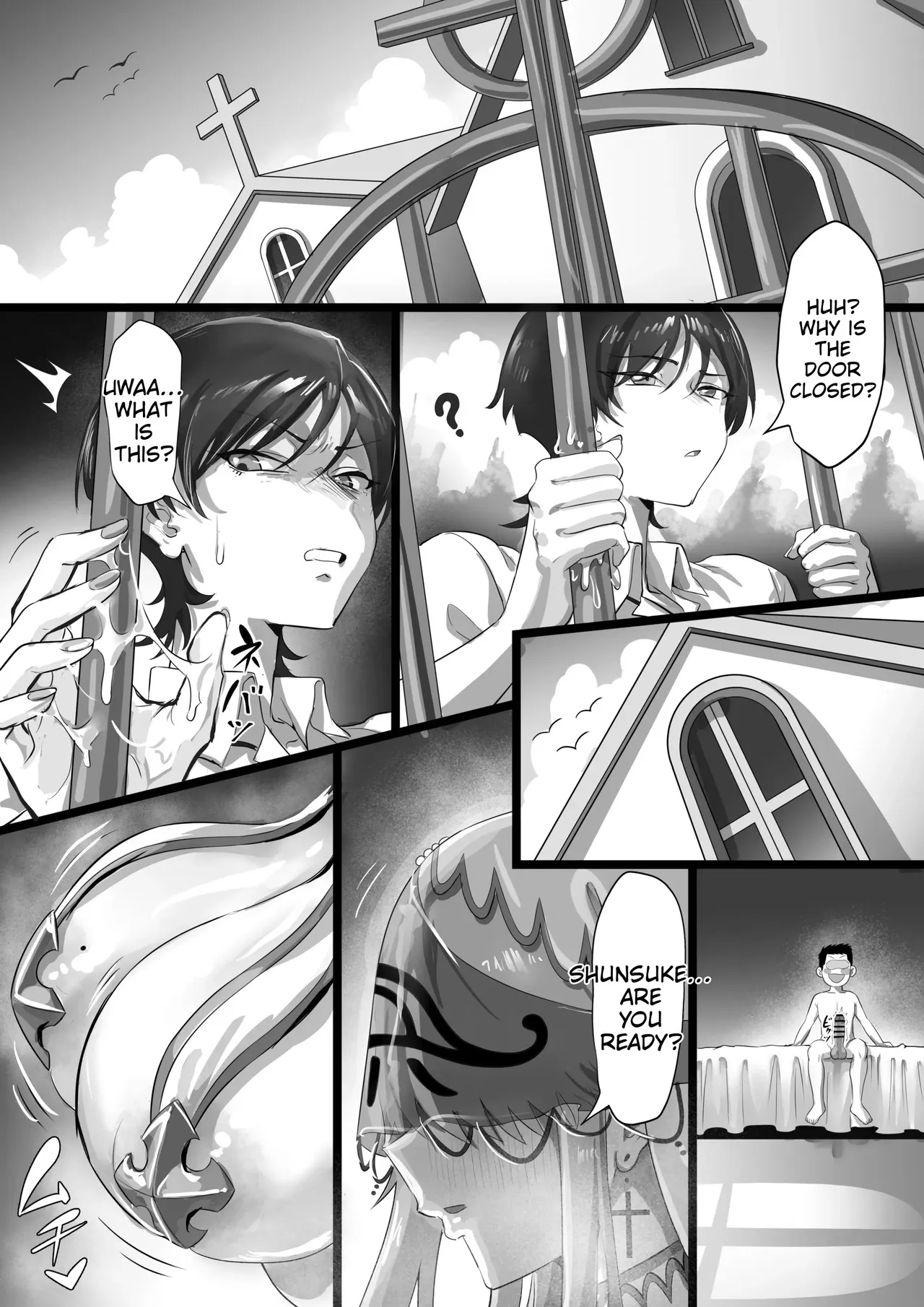 ED Shika Umarenai Shima de Yuiitsu no Zetsurin 3 | On an Island where Everyone is Born Impotent, I am the Sole Stud 3 – Chapter 1 – page 32