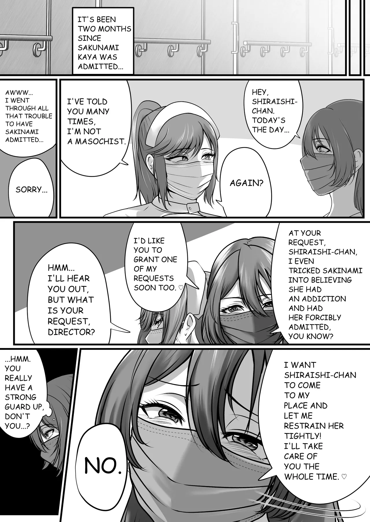 FORCED ADMISSION UNDER RESTRAINT – Chapter 1 – page 58