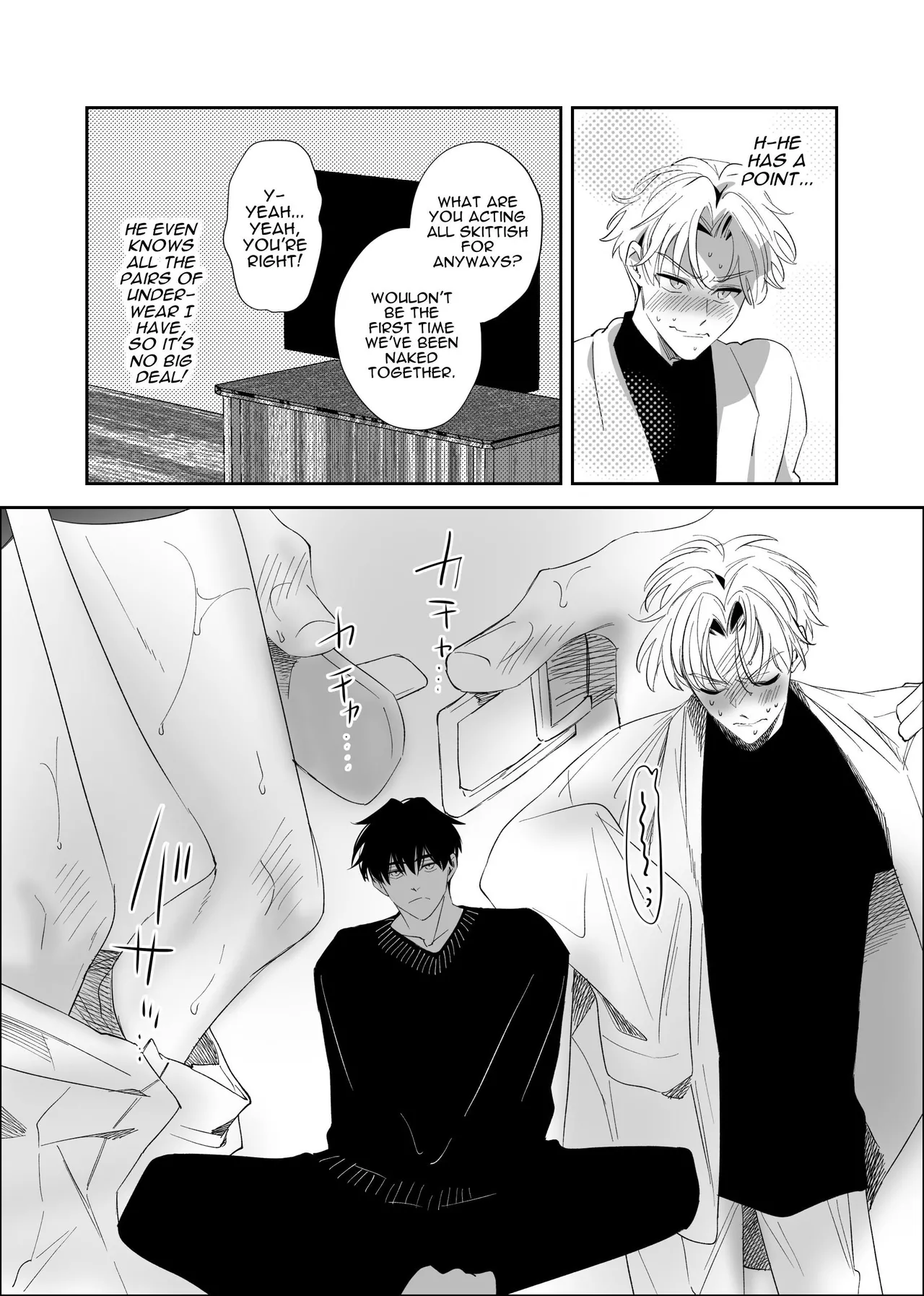 Straight Guy Turned Cuntboy Has Intense Mating Sex With His 190cm Longtime Male Friend — preview page 13