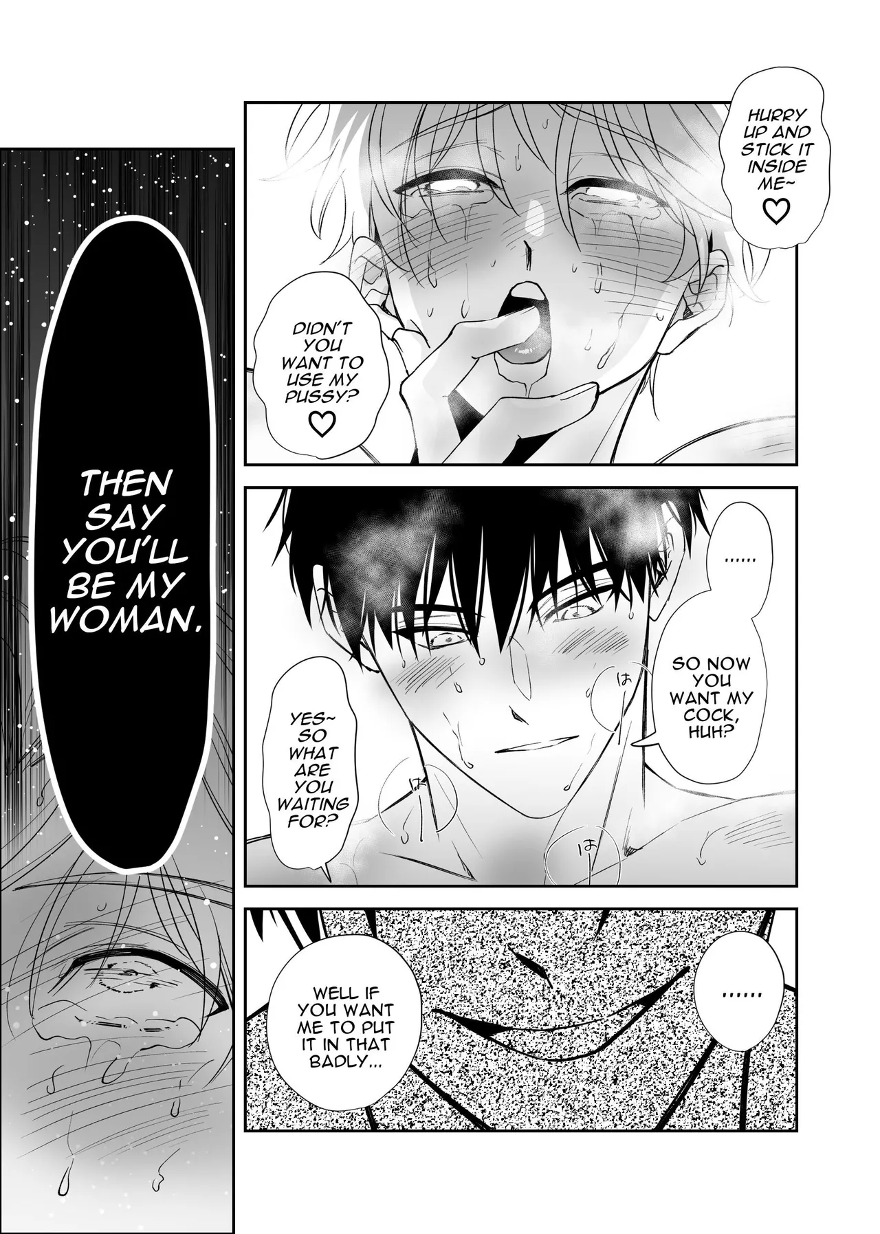 Straight Guy Turned Cuntboy Has Intense Mating Sex With His 190cm Longtime Male Friend – Chapter 1 – page 33