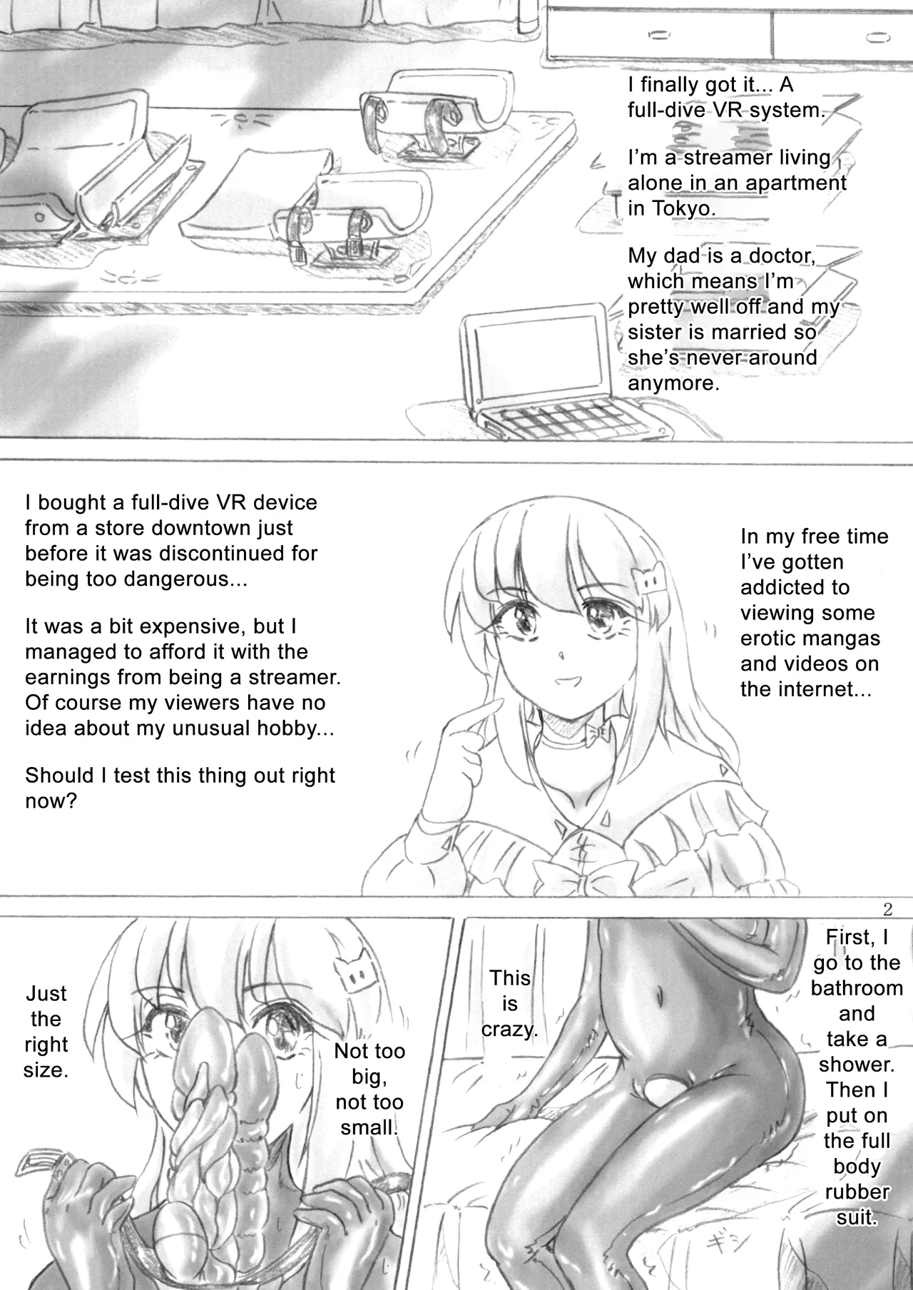 The Fate of an 18-Year-Old High School Girl Who Got Her Hands on Full-Dive VR That Was Pulled from the Market for Being Too Dangerous — preview page 2