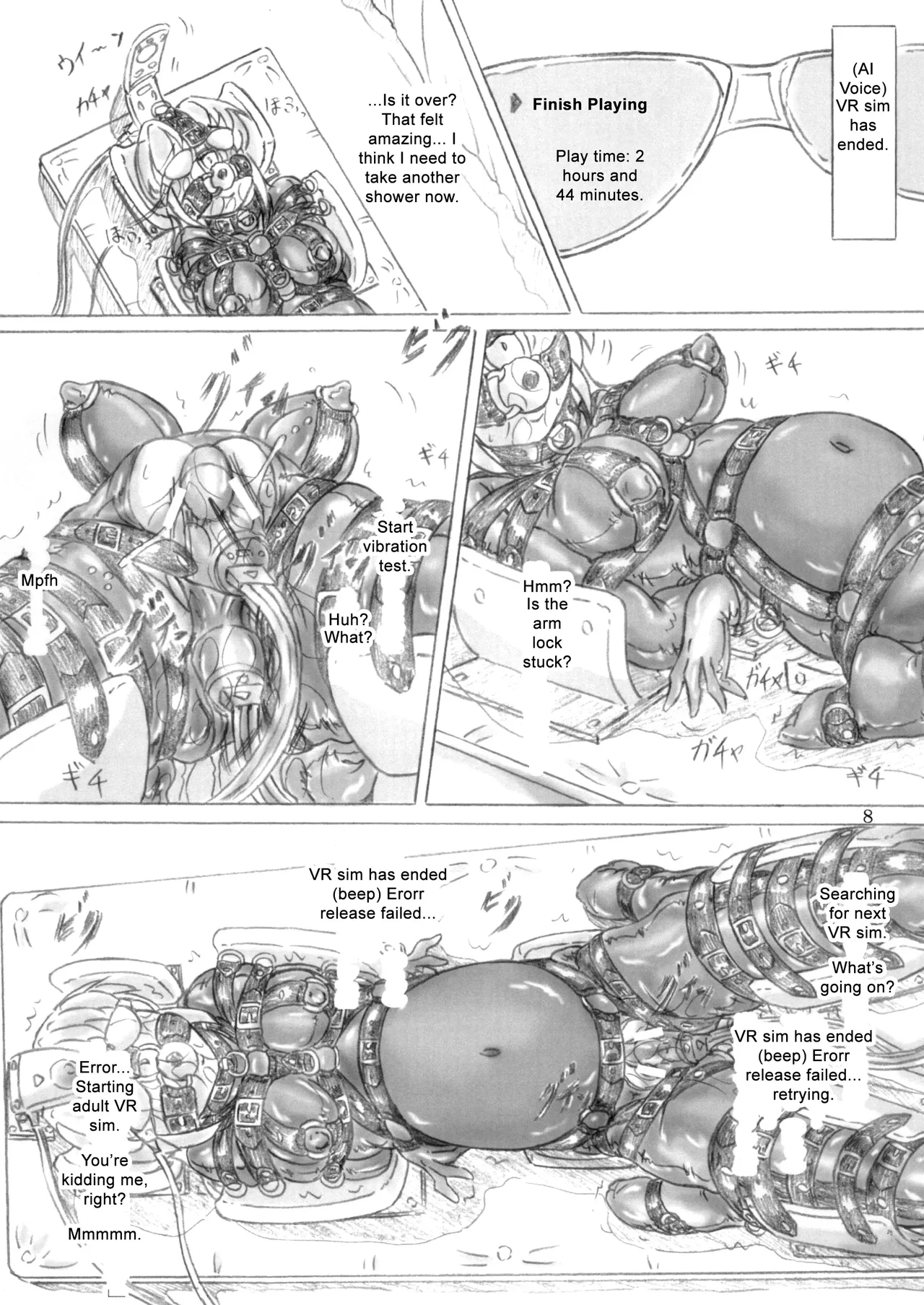 The Fate of an 18-Year-Old High School Girl Who Got Her Hands on Full-Dive VR That Was Pulled from the Market for Being Too Dangerous — preview page 8