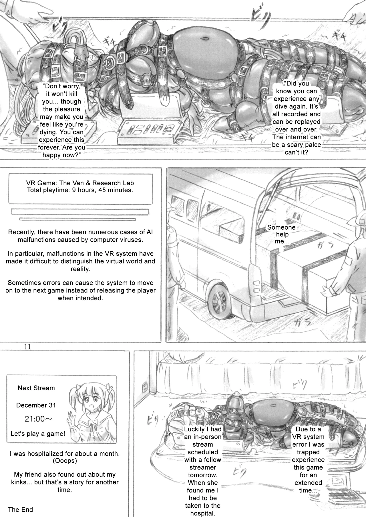 The Fate of an 18-Year-Old High School Girl Who Got Her Hands on Full-Dive VR That Was Pulled from the Market for Being Too Dangerous — preview page 11