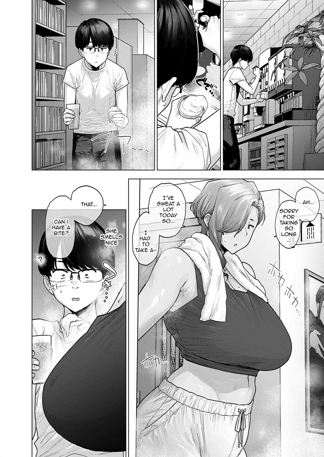 Basaki no Dekkai Senpai ga Kowakute Kawaii. | My Huge Senpai at Work is Scary and Cute — preview page 4