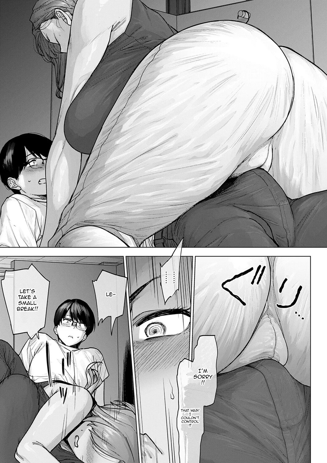 Basaki no Dekkai Senpai ga Kowakute Kawaii. | My Huge Senpai at Work is Scary and Cute — preview page 11