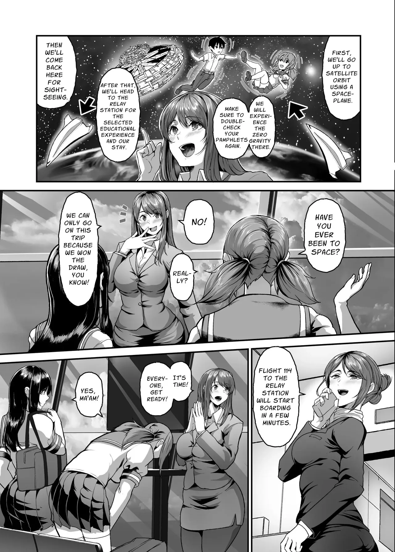 Zetsumetsu Hogo Keikaku Re ~Uchuujin ni Sarawareta Watashitachi wa Ningen Bokujou de Kawarete Haramaserareru~ | Extinction Prevention Plan — preview page 9