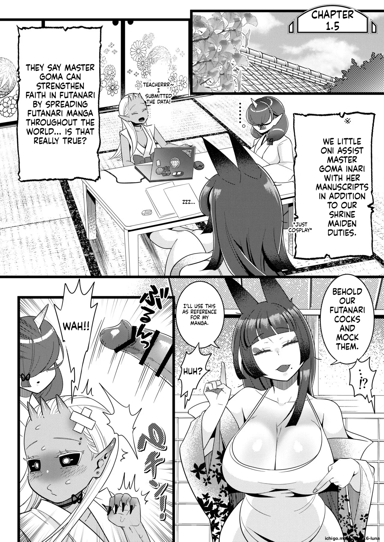 Futanari kizaseba oni Urara — preview page 17