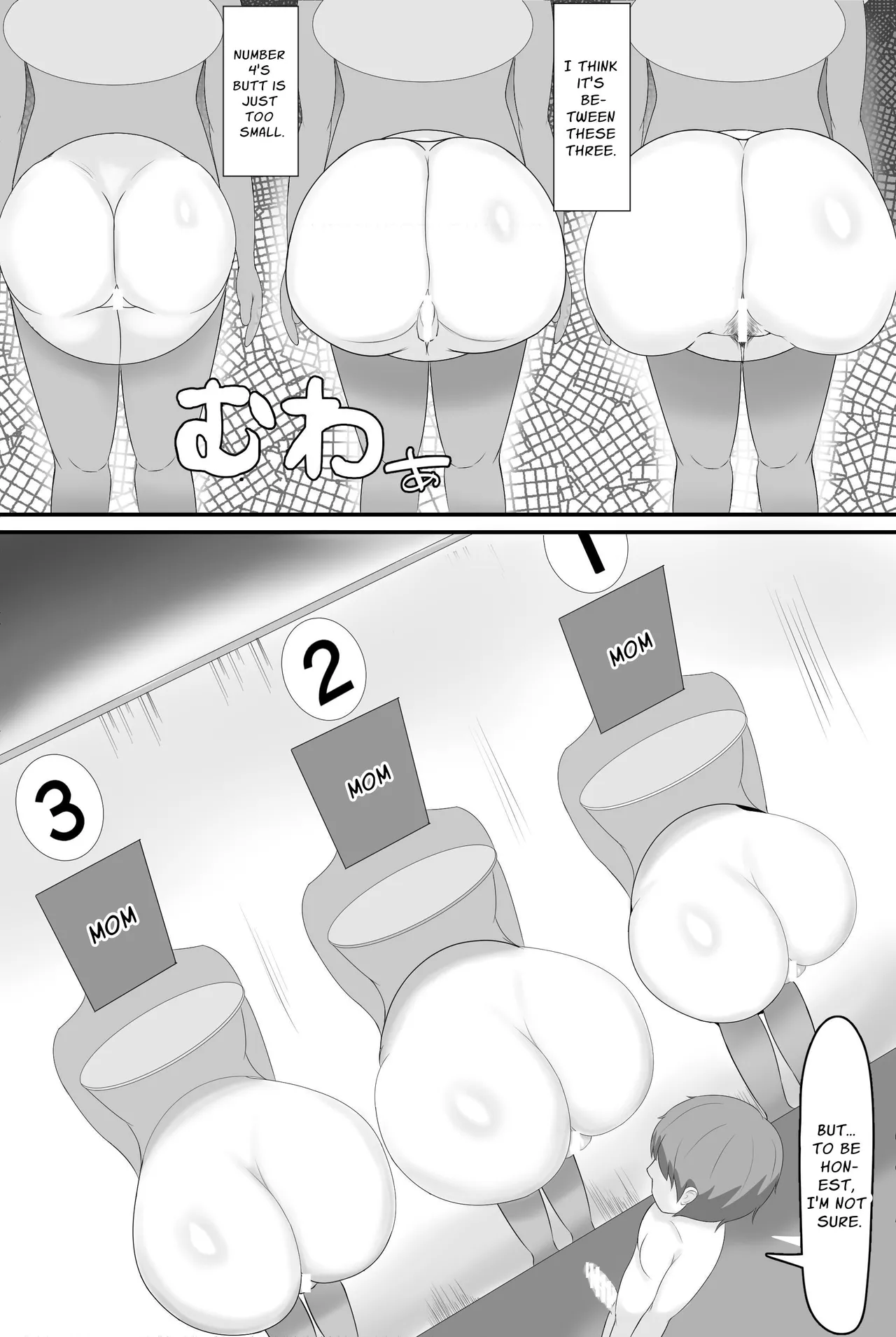 Kyonyuu Kyojiri Mama o Tasuketa Kereba Mama no Hadaka Atete Mite | If You Want to Save your Busty Big Ass Mom, Try Guessing her Naked – Chapter 1 – page 48