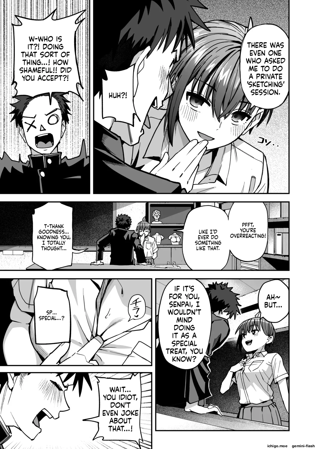 Inshuu Bijutsubu Kouhai Nude Model to Okiteyaburi no Sex ga Shita | Indecent Art Club: I would like to break the rules and fool around with my junior nude model — preview page 10