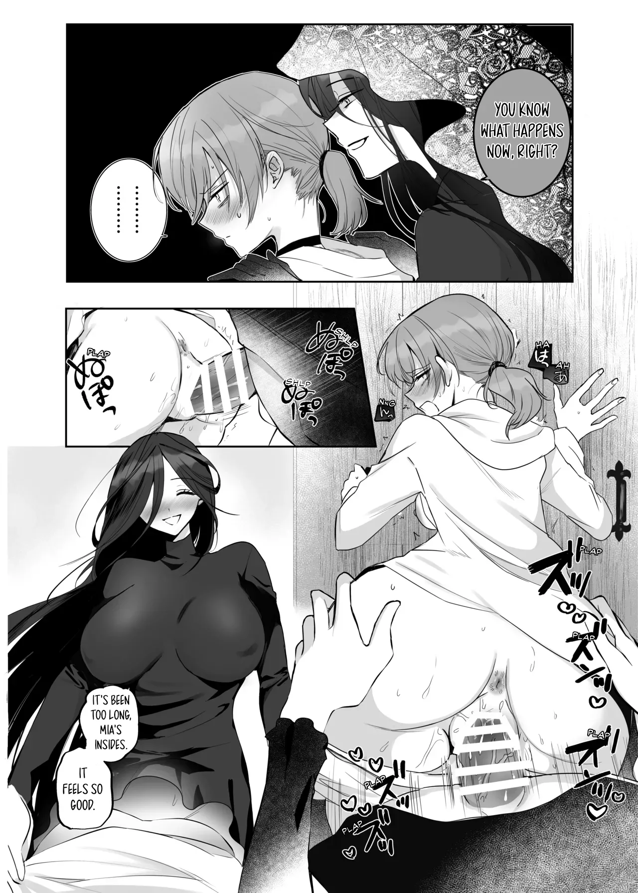 Zetsurin Futanari Onna ni Shuuchaku Sarete Omanko Baka ni Sareta Boukensha | A Female Adventurer Gets Turned into a Sex Crazed Pussy-Obsessed Woman by an Insatiable Futanari Woman — preview page 4
