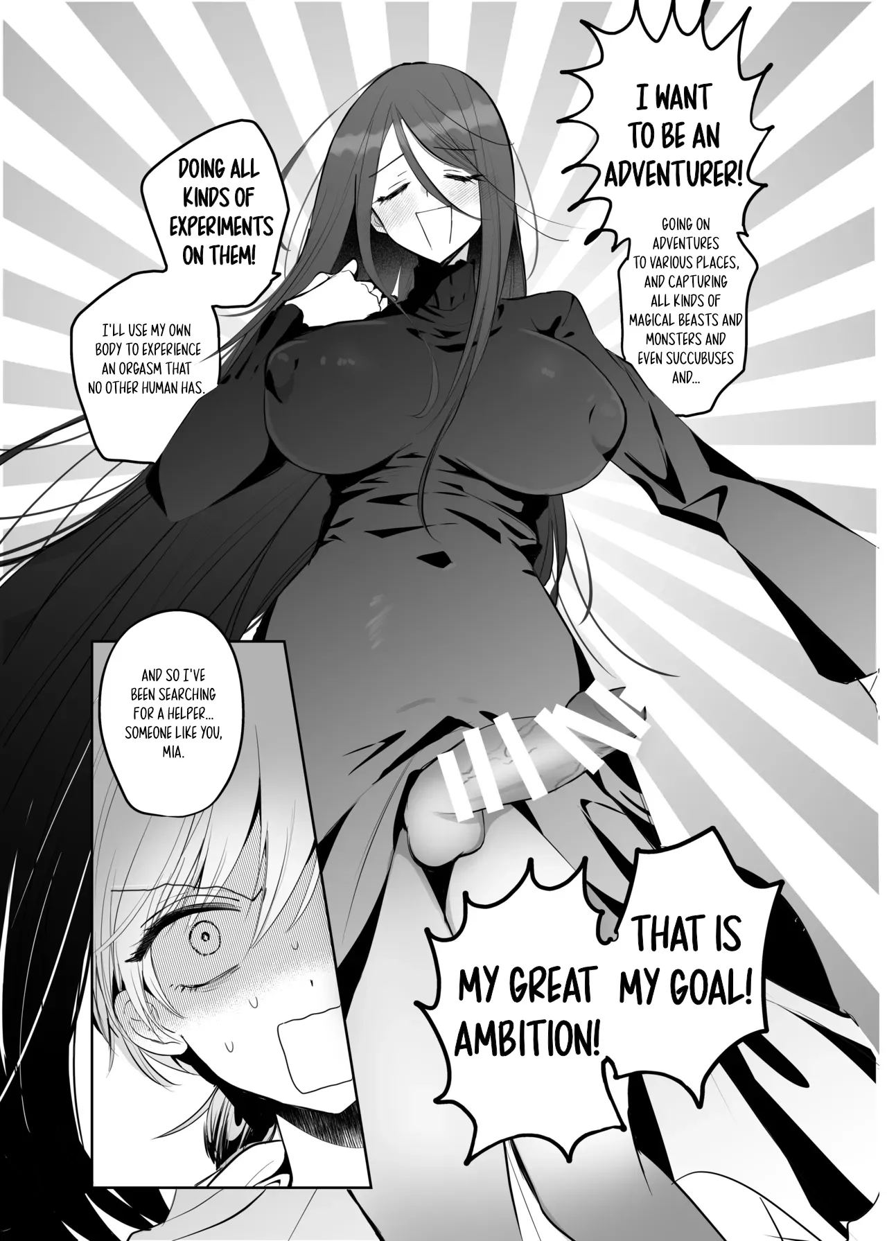 Zetsurin Futanari Onna ni Shuuchaku Sarete Omanko Baka ni Sareta Boukensha | A Female Adventurer Gets Turned into a Sex Crazed Pussy-Obsessed Woman by an Insatiable Futanari Woman — preview page 13