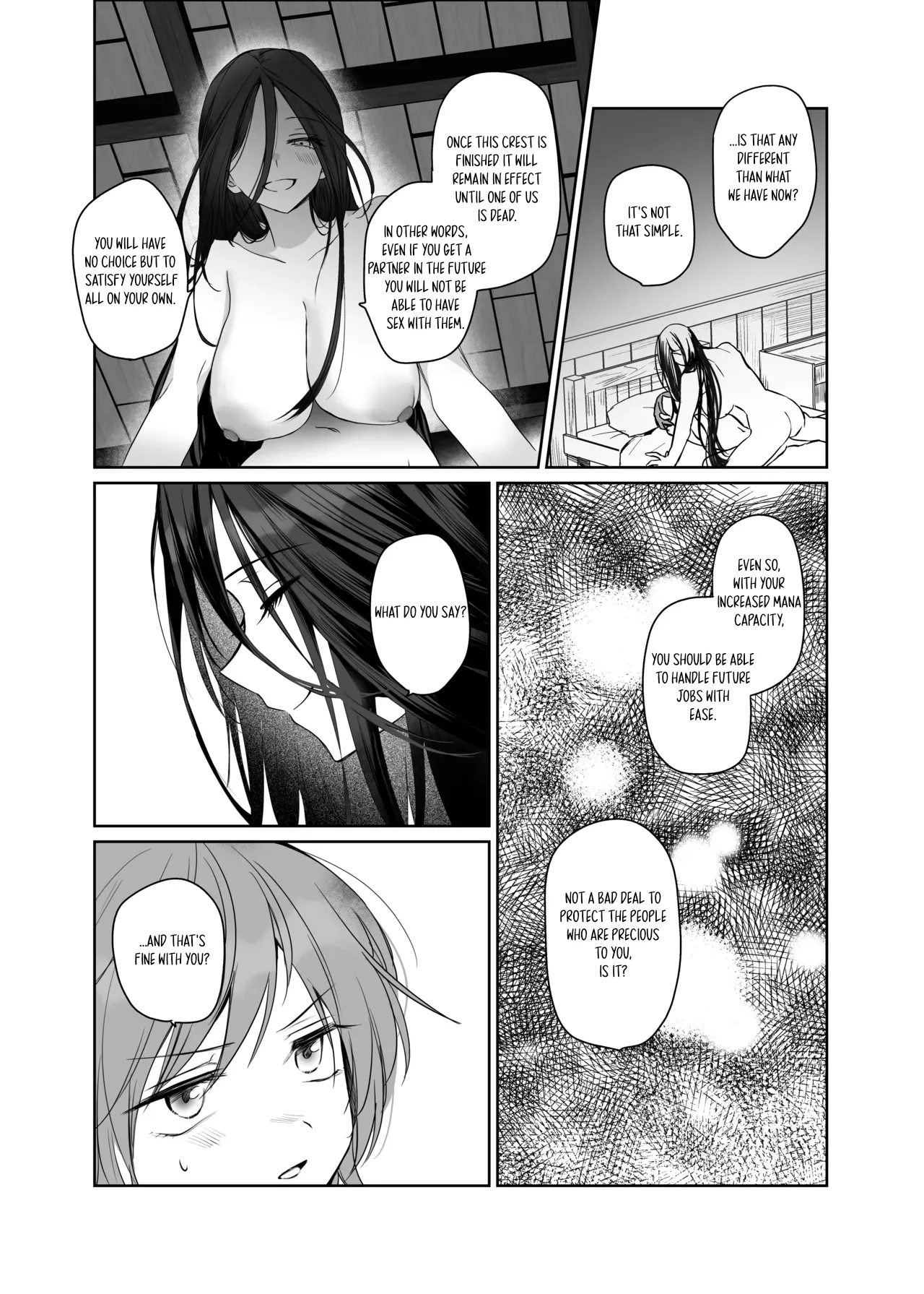 Zetsurin Futanari Onna ni Shuuchaku Sarete Omanko Baka ni Sareta Boukensha | A Female Adventurer Gets Turned into a Sex Crazed Pussy-Obsessed Woman by an Insatiable Futanari Woman – Chapter 1 – page 27