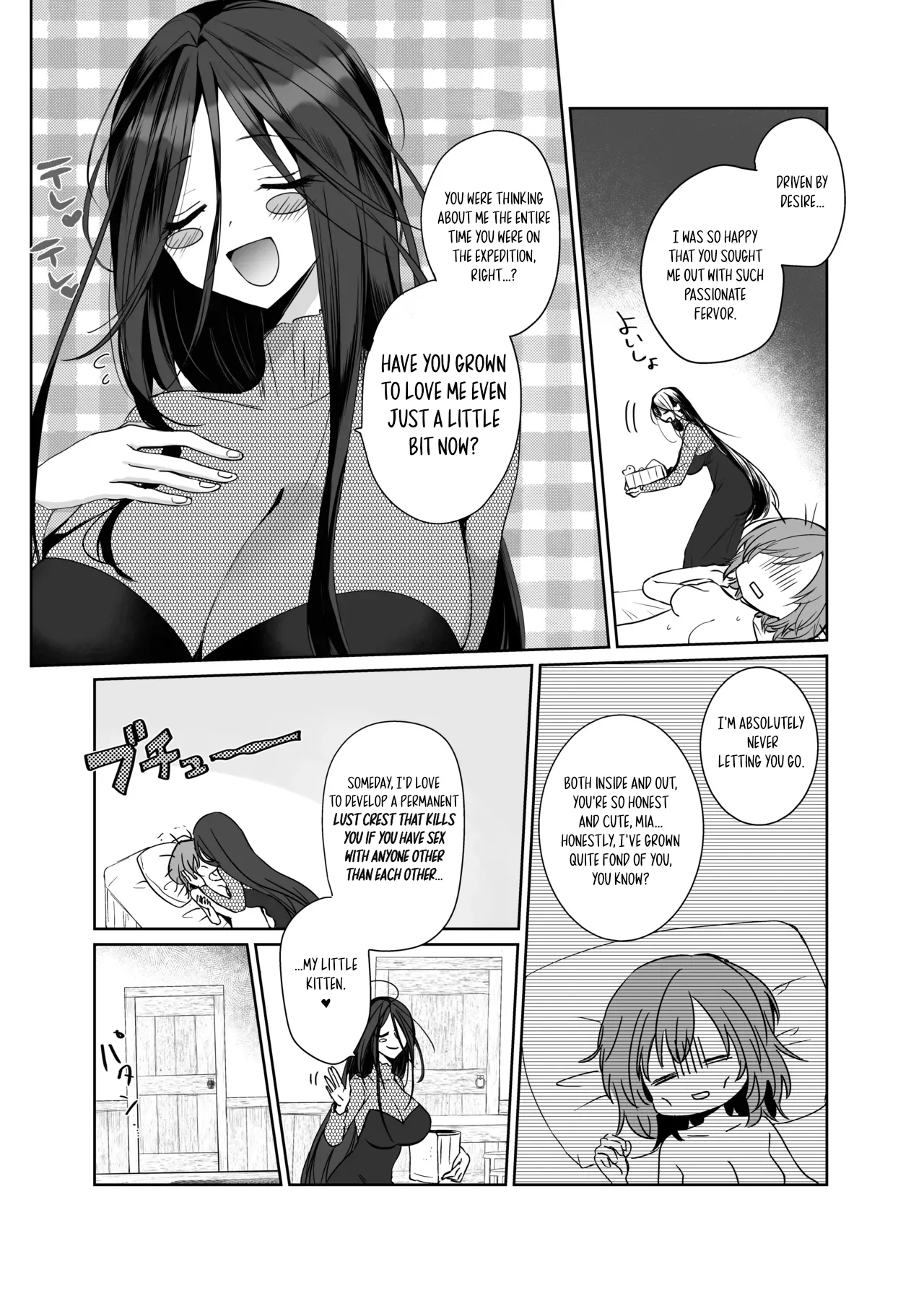 Zetsurin Futanari Onna ni Shuuchaku Sarete Omanko Baka ni Sareta Boukensha | A Female Adventurer Gets Turned into a Sex Crazed Pussy-Obsessed Woman by an Insatiable Futanari Woman – Chapter 1 – page 55