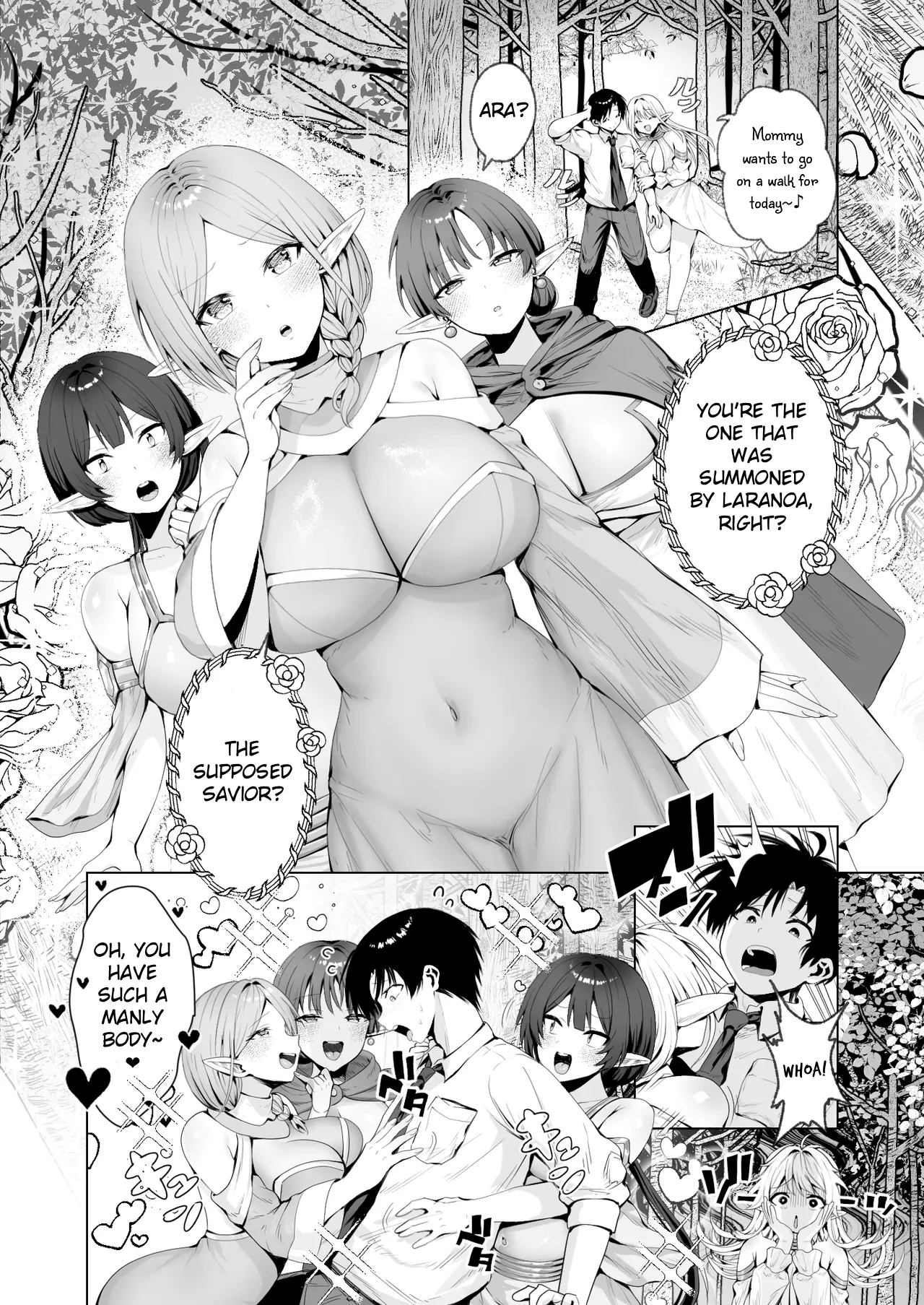Taneuma to shite Shoukan sareta Isekai de Elf Mama ni Amayaka sare nagara Yari makuru | Summoned to Another World as a Breeder , I Get Spoiled and Have Non-Stop Sex with my Elf Mommy – Chapter 1 – page 49